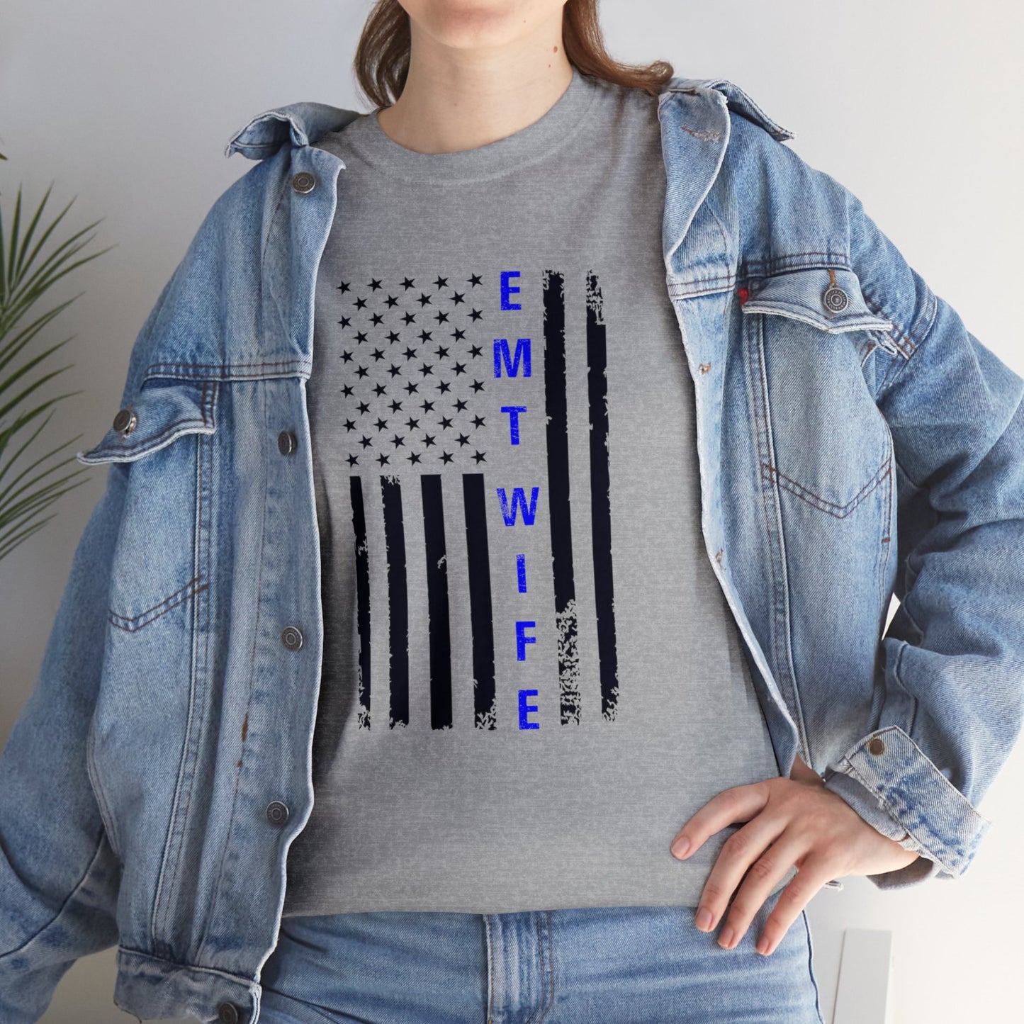 EMT Wife Unisex Heavy Cotton Tee