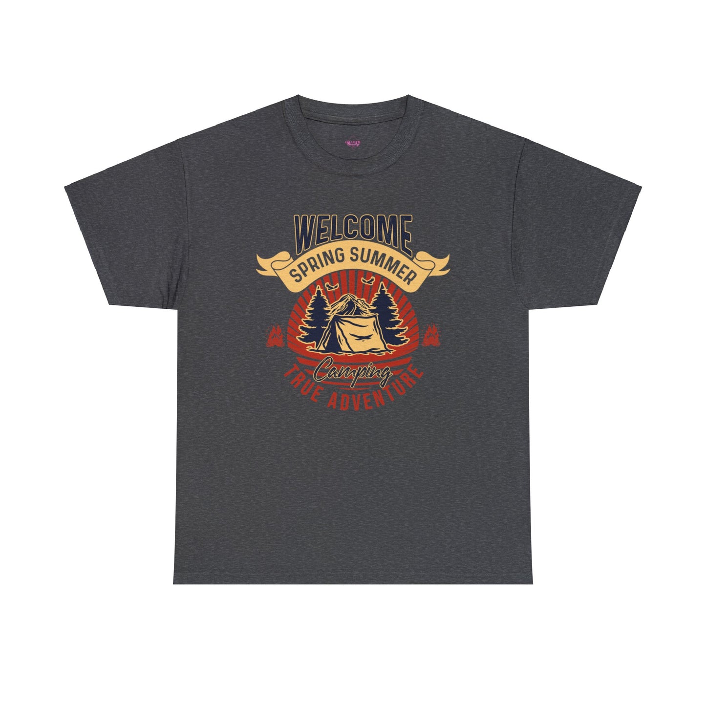 Welcome Spring Summer Adventures Unisex Heavy Cotton Tee