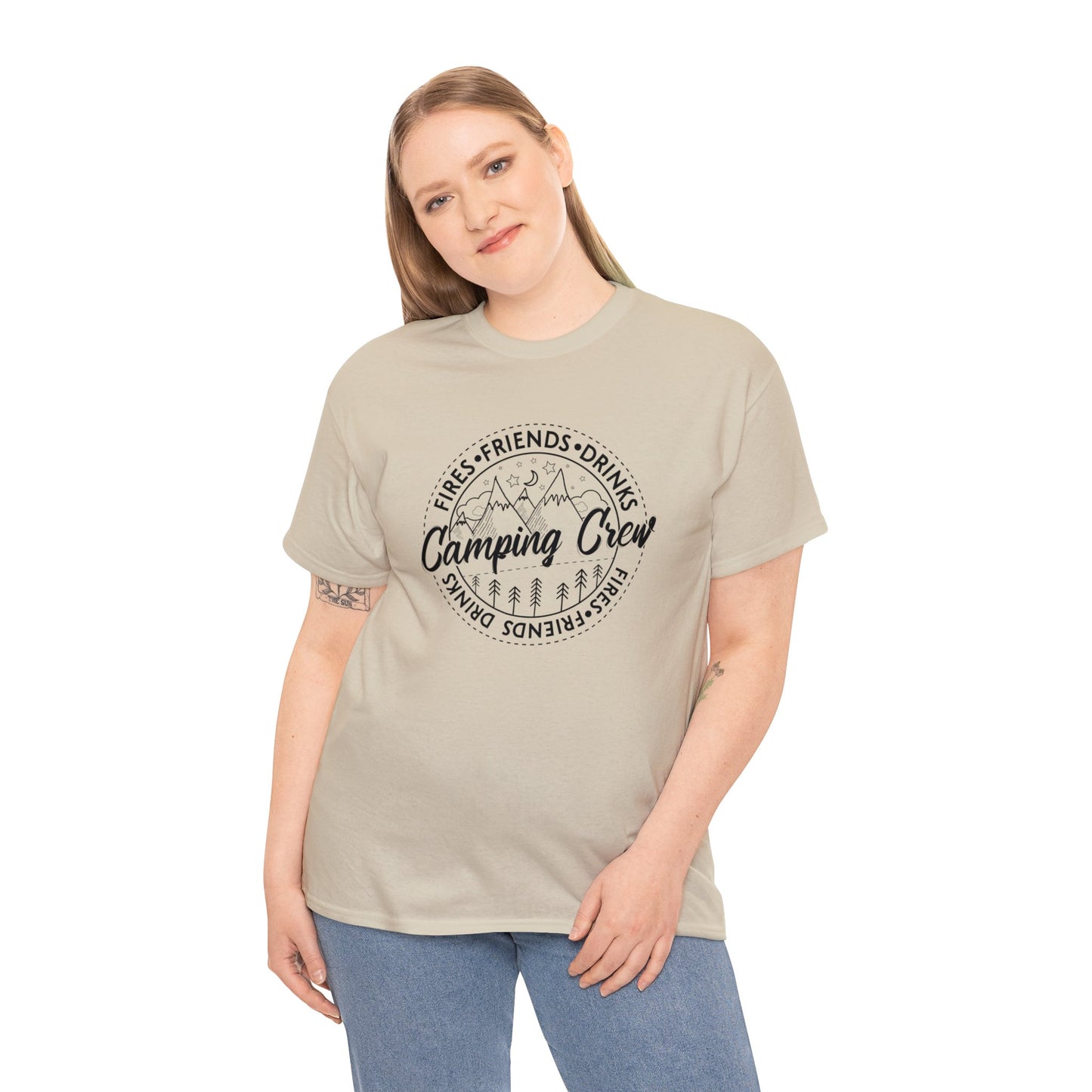Camping Crew Unisex Heavy Cotton Tee