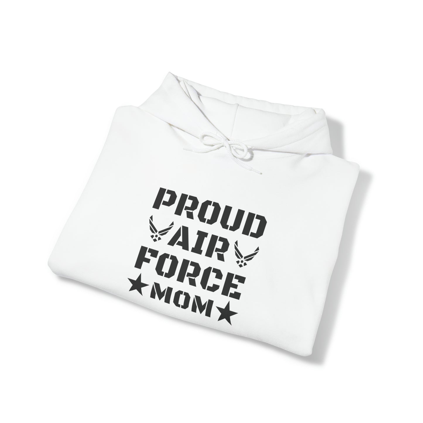 Proud Air Force MOM Unisex Heavy Blend™ Hooded Sweatshirt
