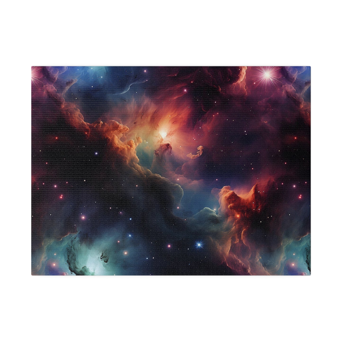 Cosmic Nebula Matte Canvas, Stretched, 0.75"