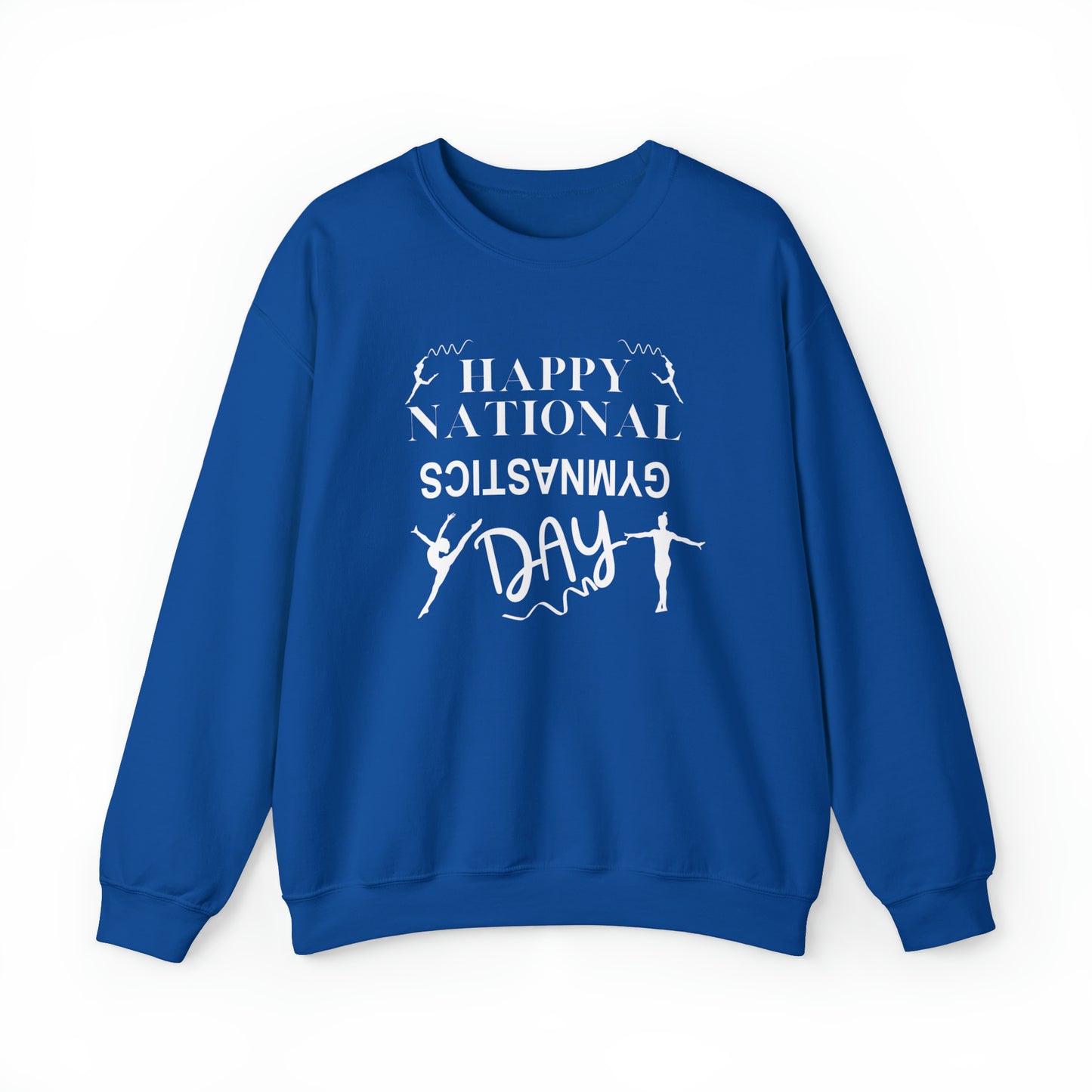 Happy National Gymnastics Day Unisex Heavy Blend™ Crewneck Sweatshirt