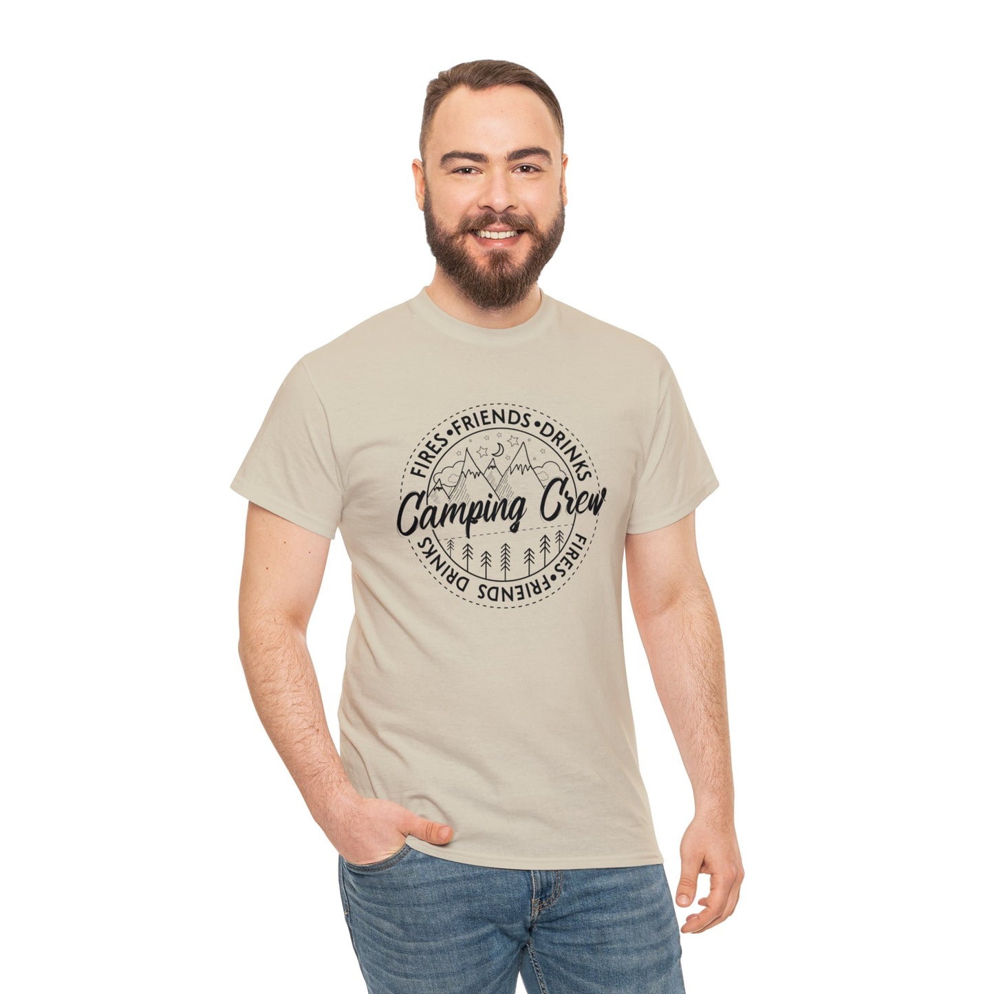 Camping Crew Unisex Heavy Cotton Tee