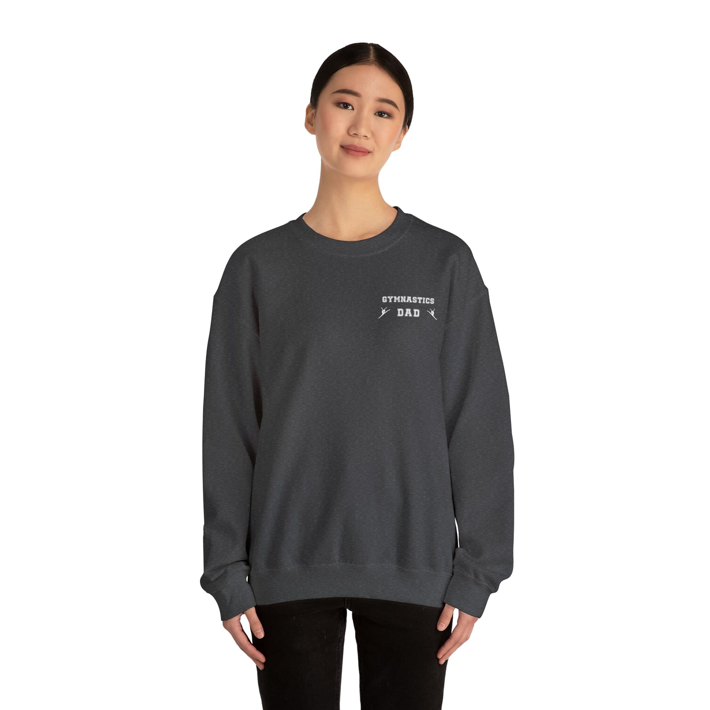 Gymastics Dad Scan For Payment Unisex Heavy Blend™ Crewneck Sweatshirt