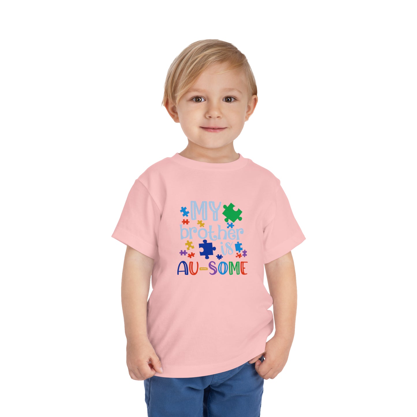 My Brother Is Au-some Toddler Short Sleeve Tee