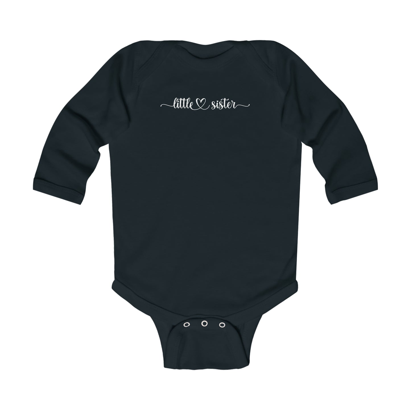 Little Sister Infant Long Sleeve Onesie