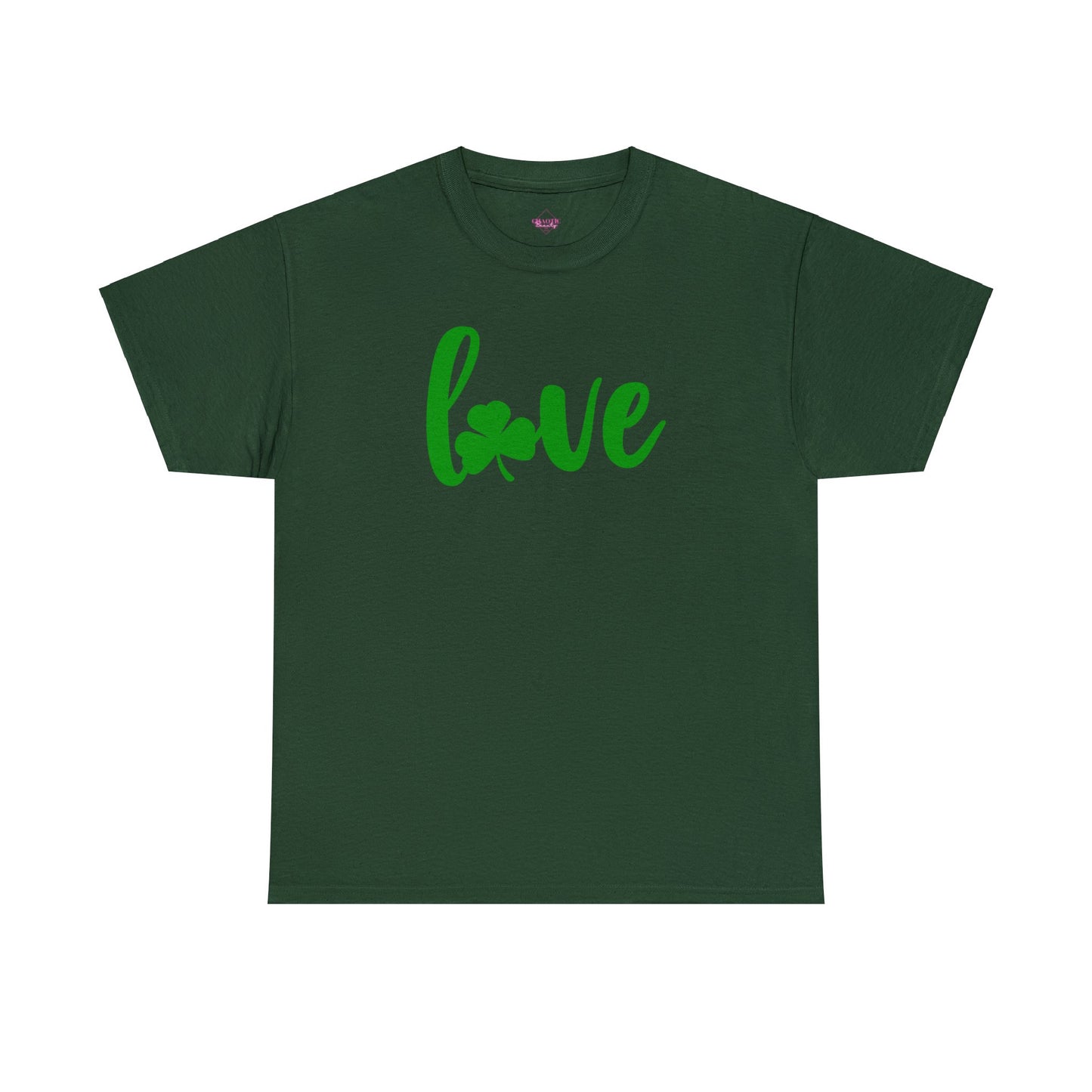 St. Patricks Day LOVE Unisex Heavy Cotton Tee