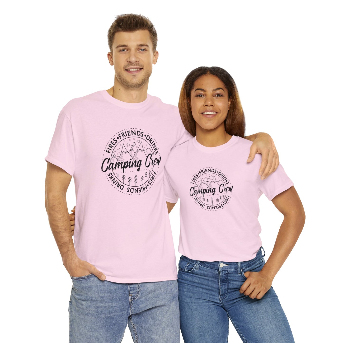 Camping Crew Unisex Heavy Cotton Tee