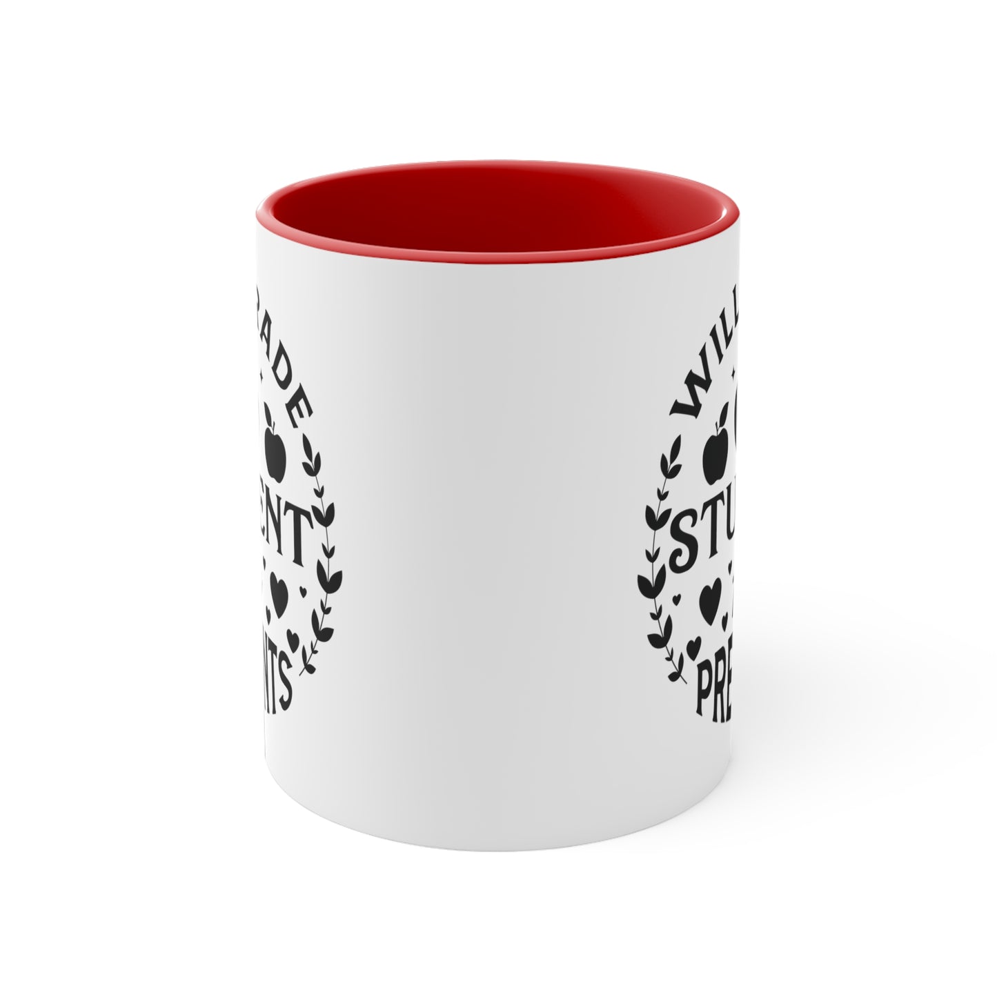 Will Trade Students For Presents Accent Coffee Mug, 11oz