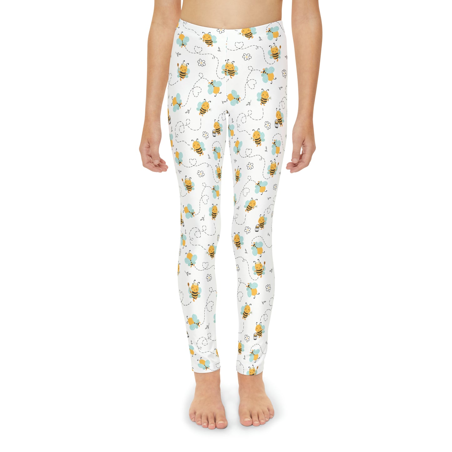 Bees Please Youth Full-Length Leggings