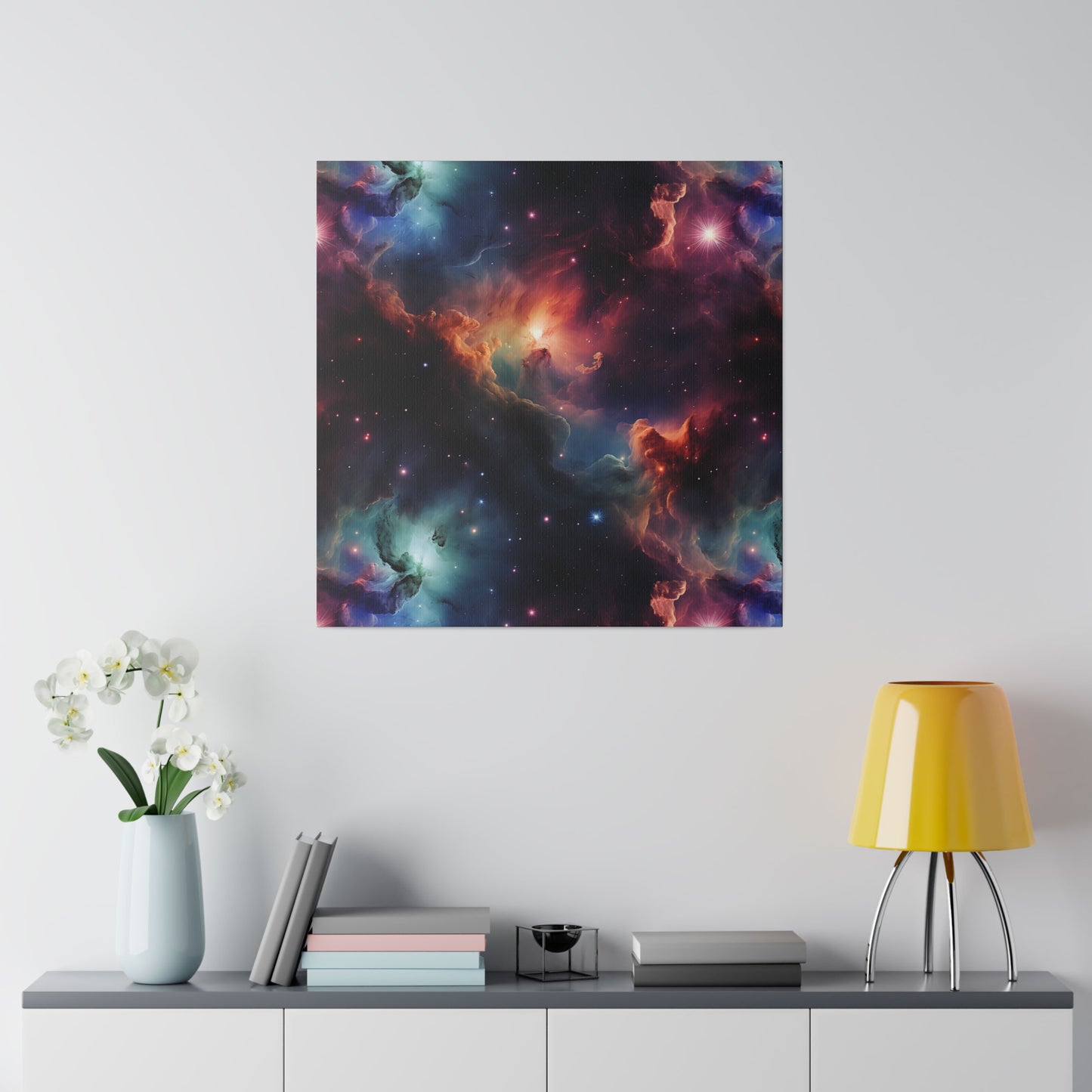 Cosmic Nebula Matte Canvas, Stretched, 0.75"