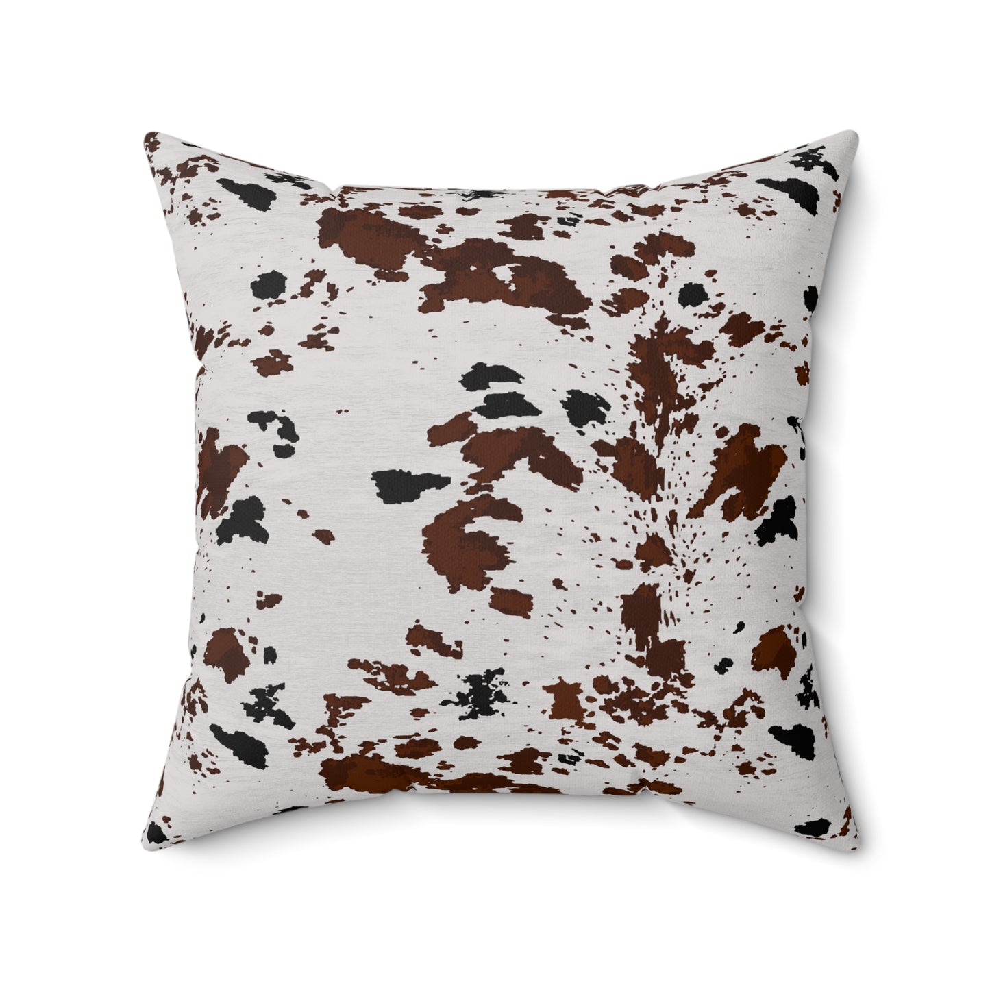 Cowhide Print Inspired Spun Polyester Square Pillow
