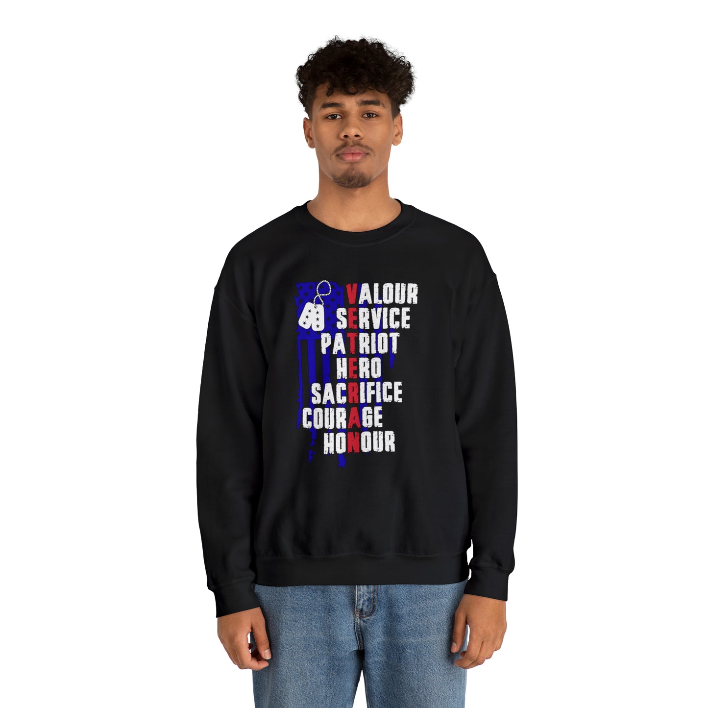 V.E.T.E.R.A.N Unisex Heavy Blend™ Crewneck Sweatshirt