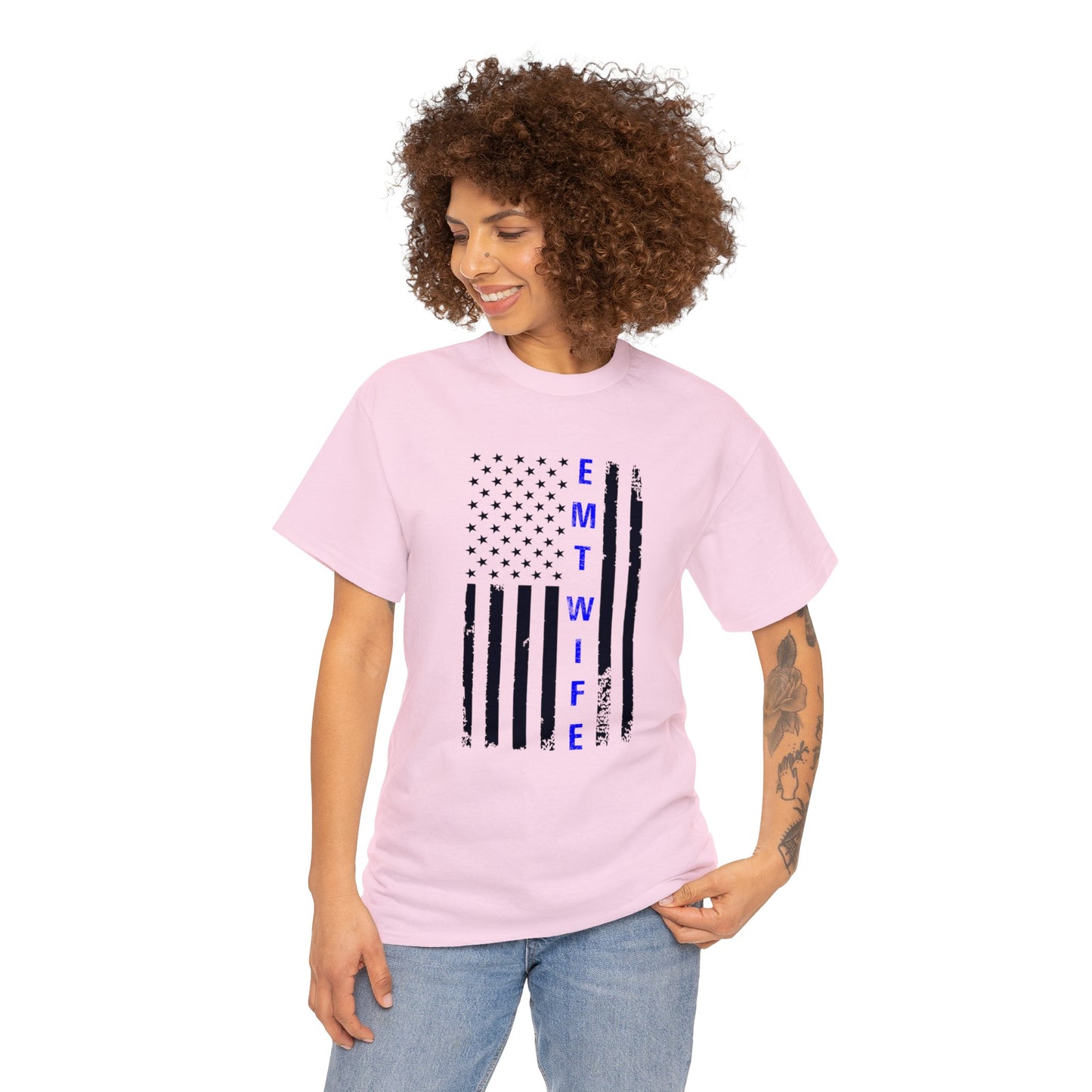 EMT Wife Unisex Heavy Cotton Tee