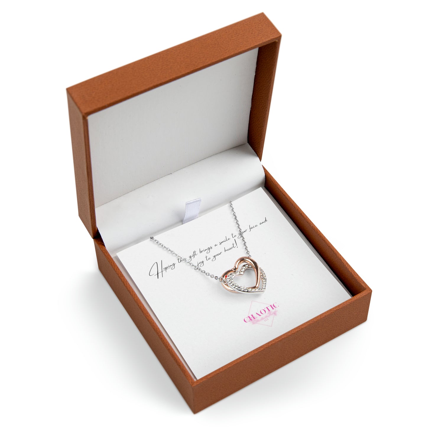 Gorgeous Twin Hearts Necklace