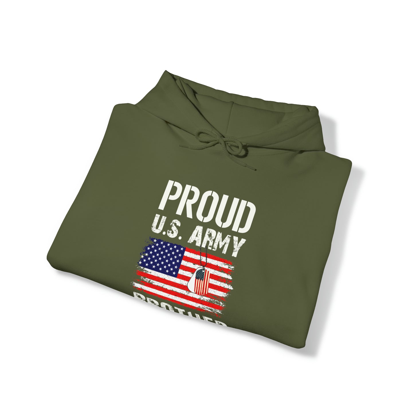 Proud US Army Brother Unisex Heavy Blend™ Hooded Sweatshirt