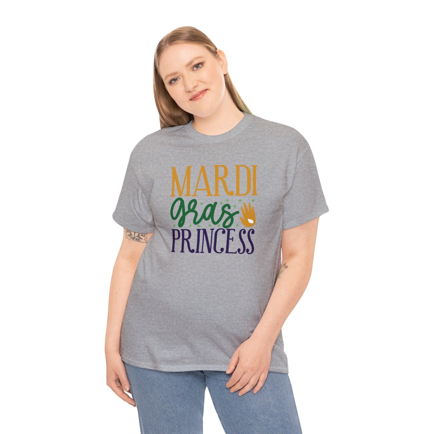Mardi Gras Princess Unisex Heavy Cotton Tee