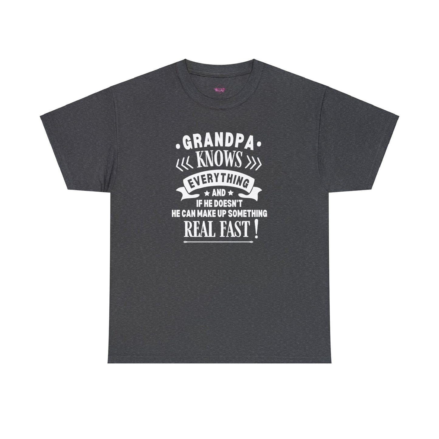 Grandpa Knows Everything Unisex Heavy Cotton Tee