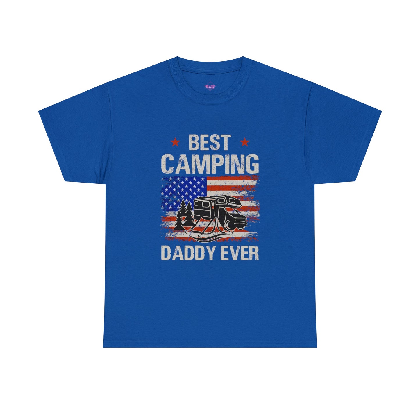 Best Camping Dad Ever Unisex Heavy Cotton Tee