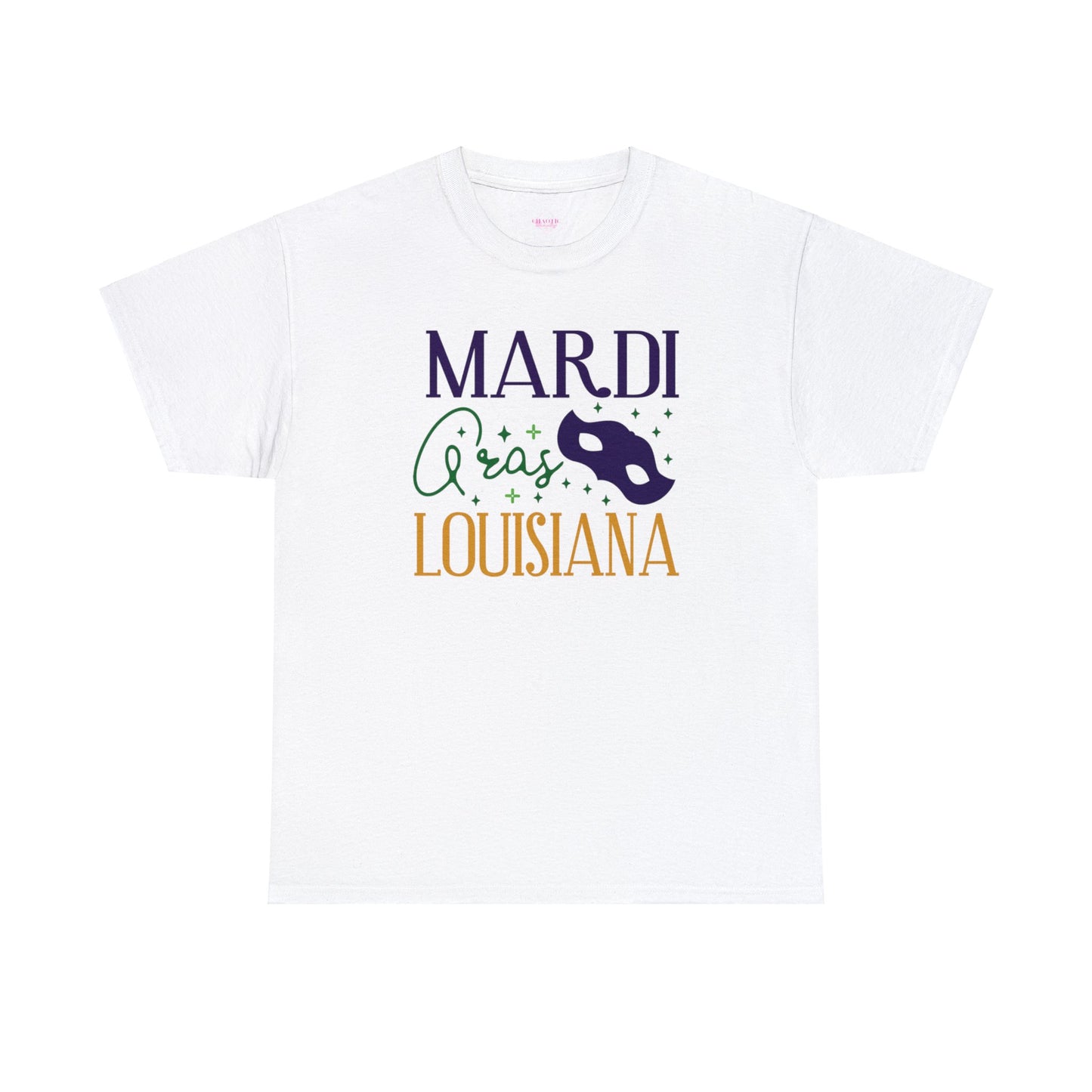 Mardi Gras Louisiana Unisex Heavy Cotton Tee
