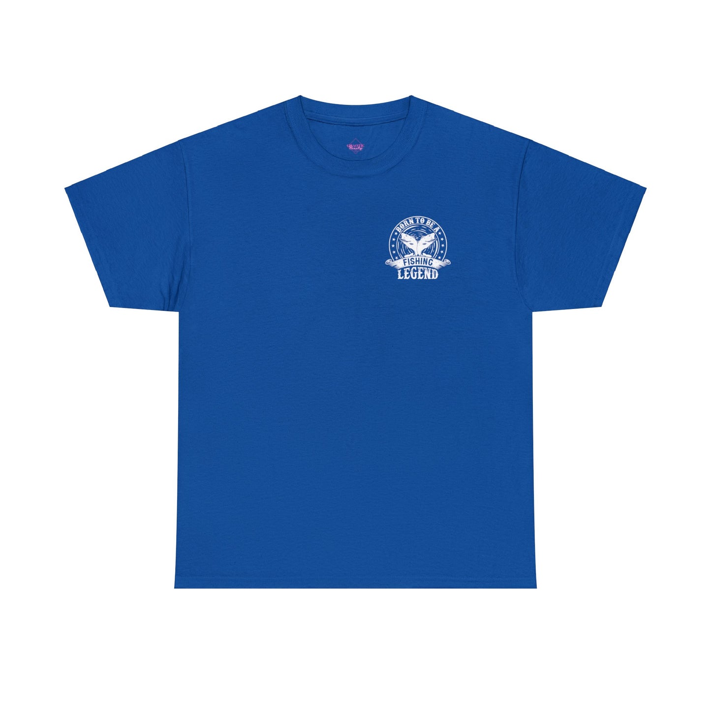 Born To Be A Fishing Legend Unisex Heavy Cotton Tee