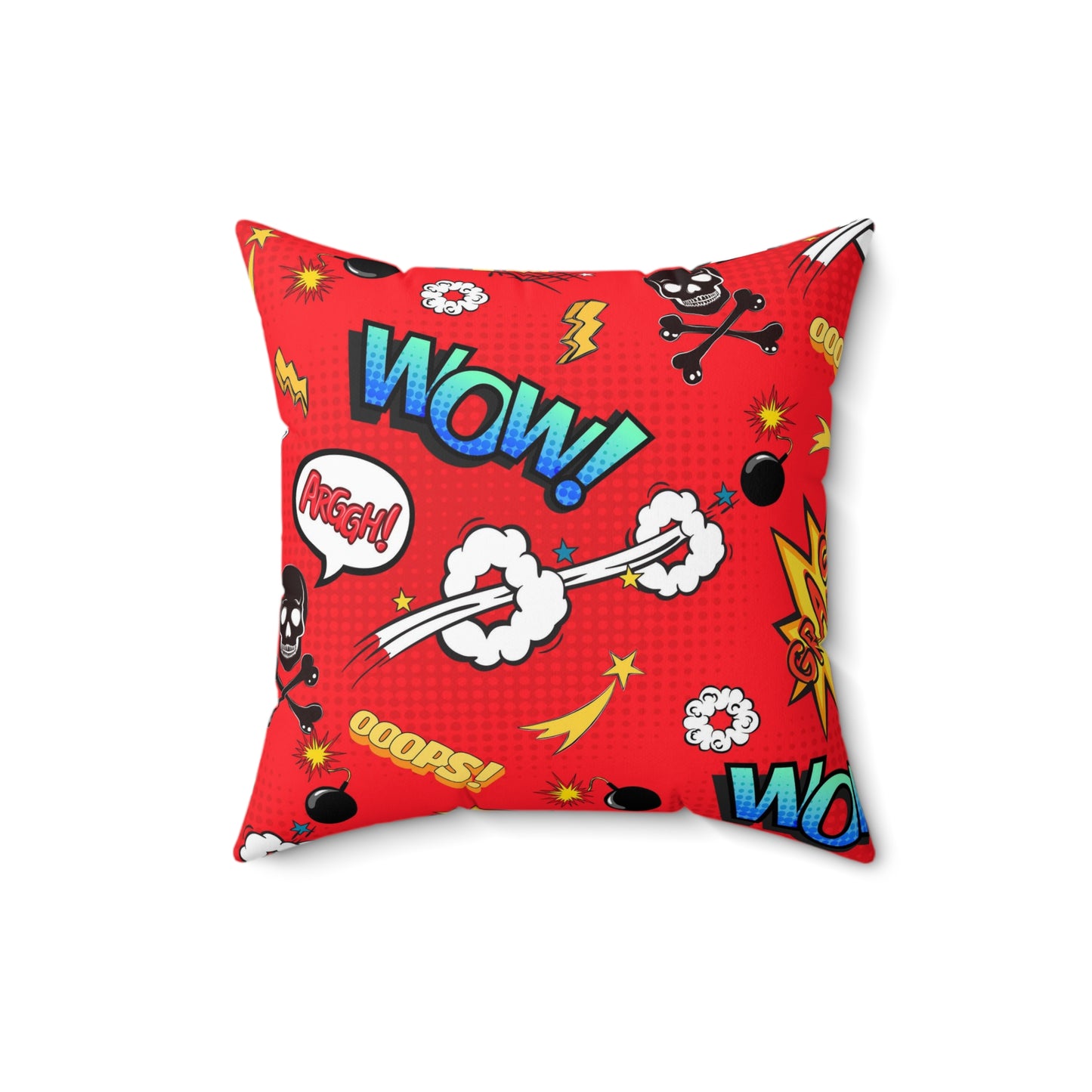 Super Heros Inspired Spun Polyester Square Pillow