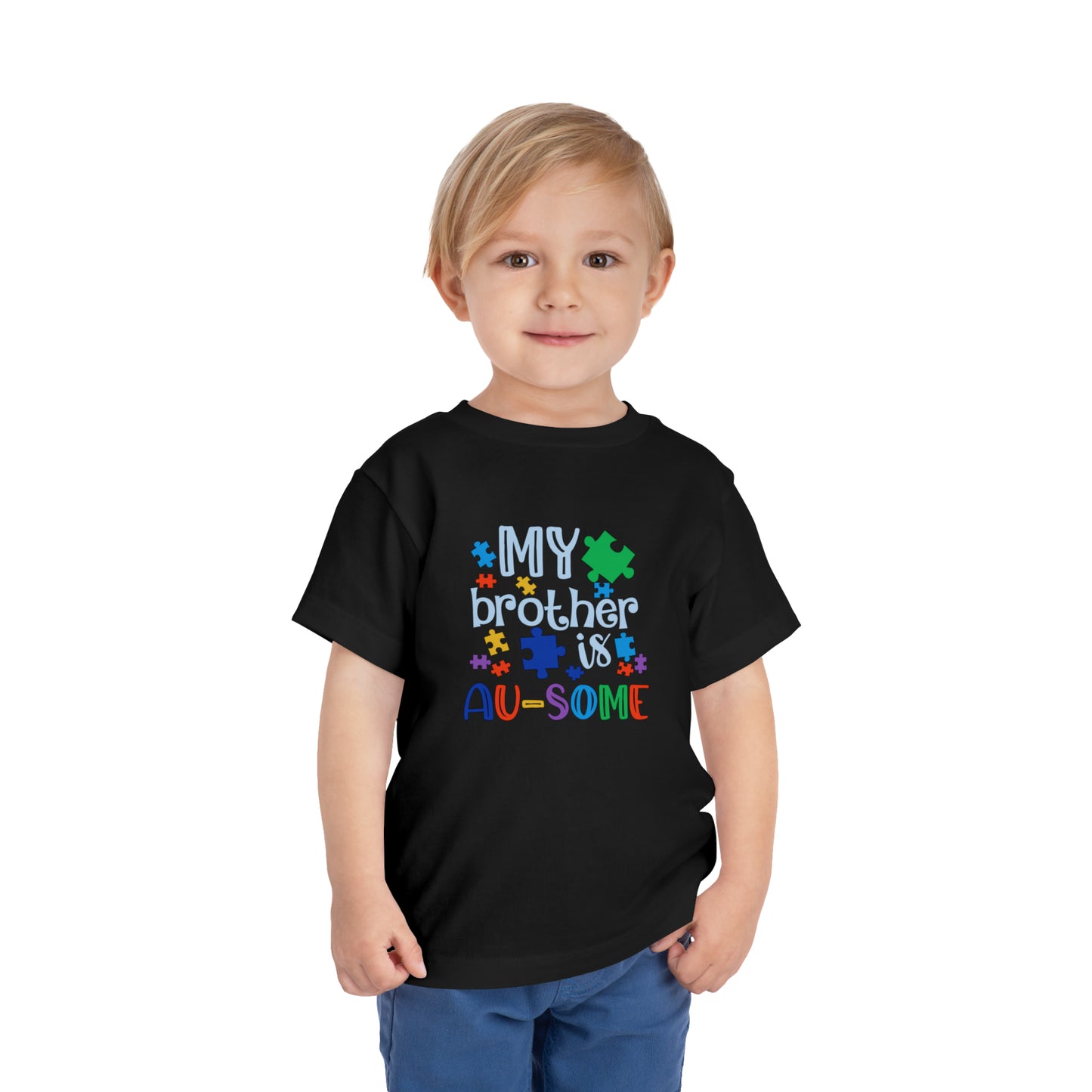 My Brother Is Au-some Toddler Short Sleeve Tee