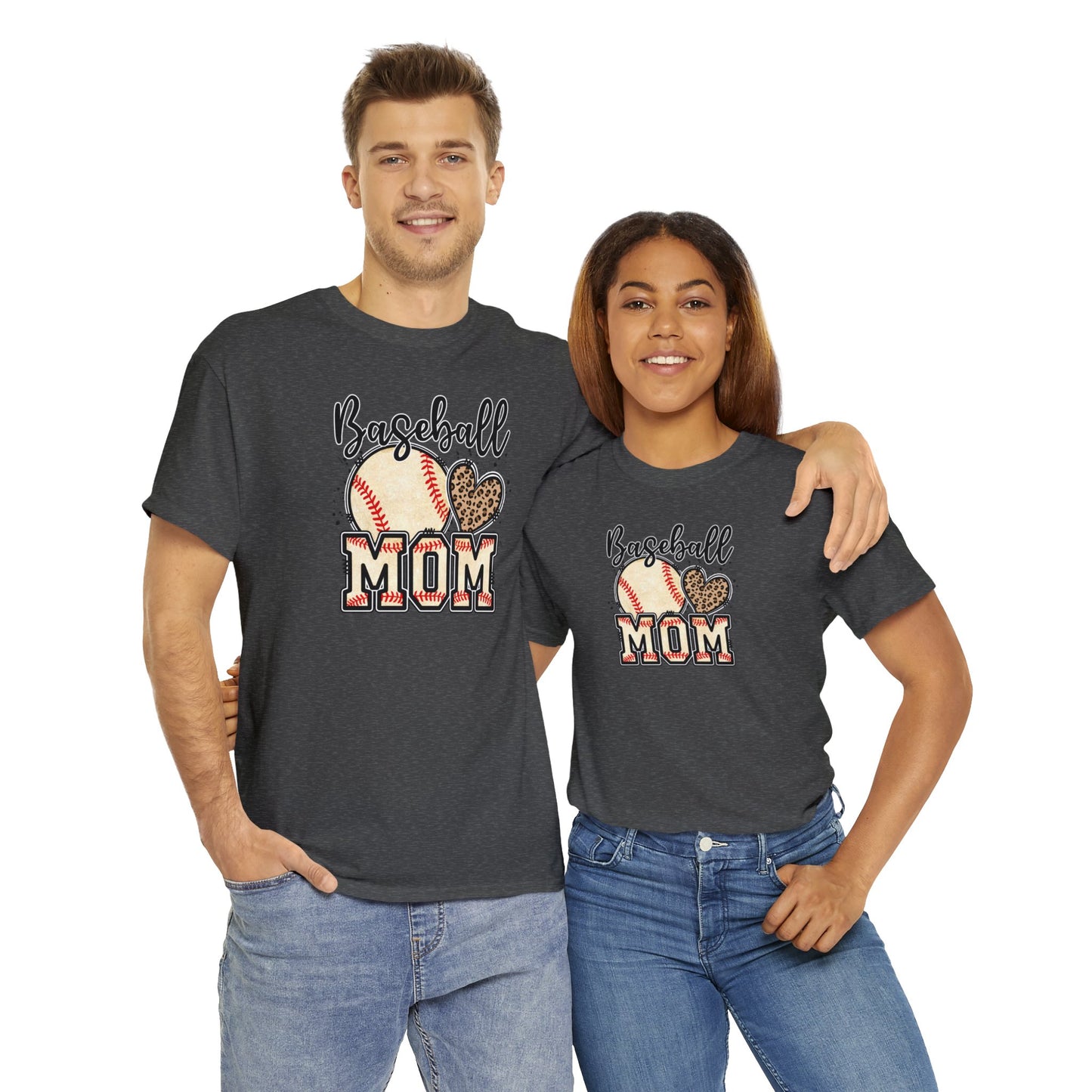 Baseball MOM shirt Unisex Heavy Cotton Tee