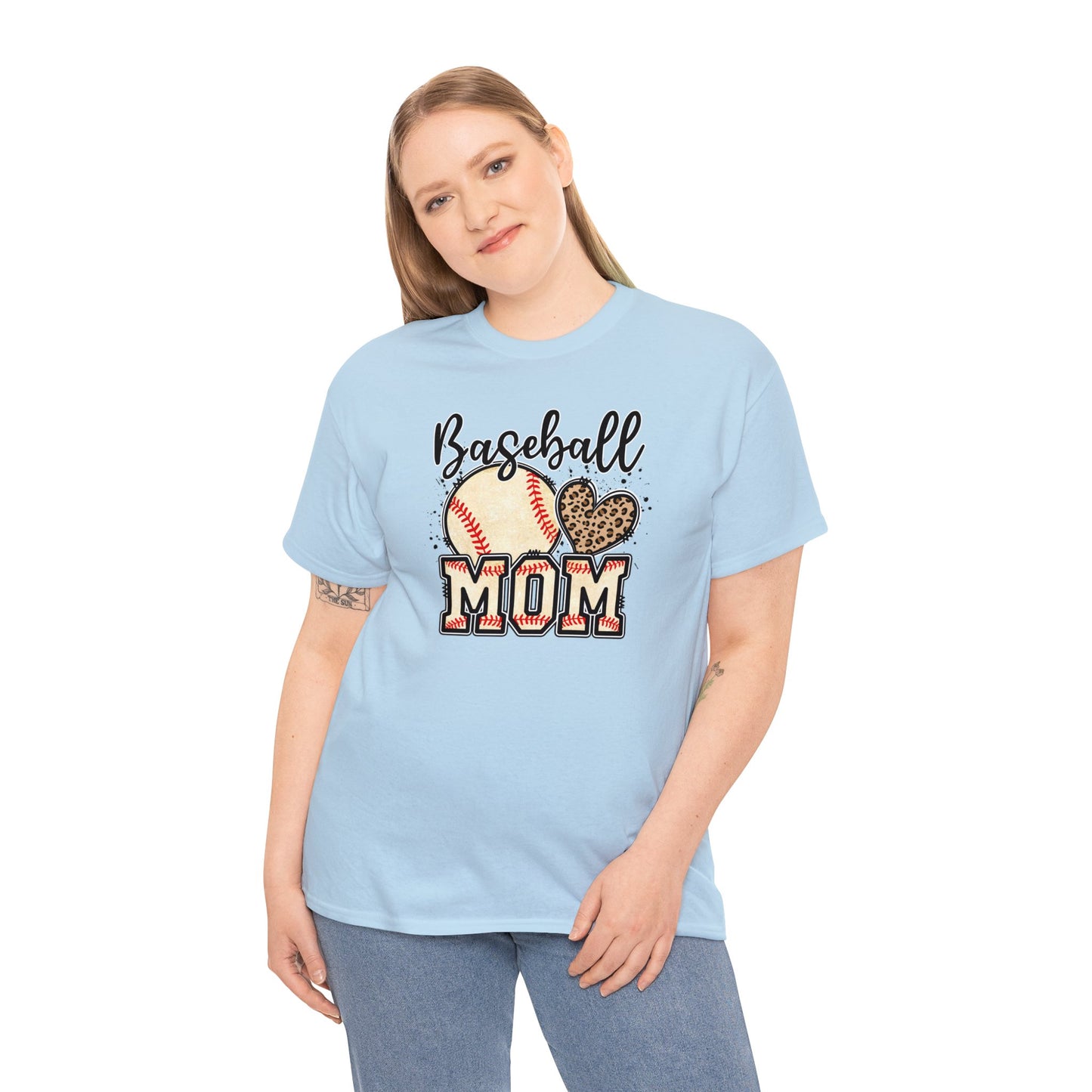 Baseball MOM shirt Unisex Heavy Cotton Tee
