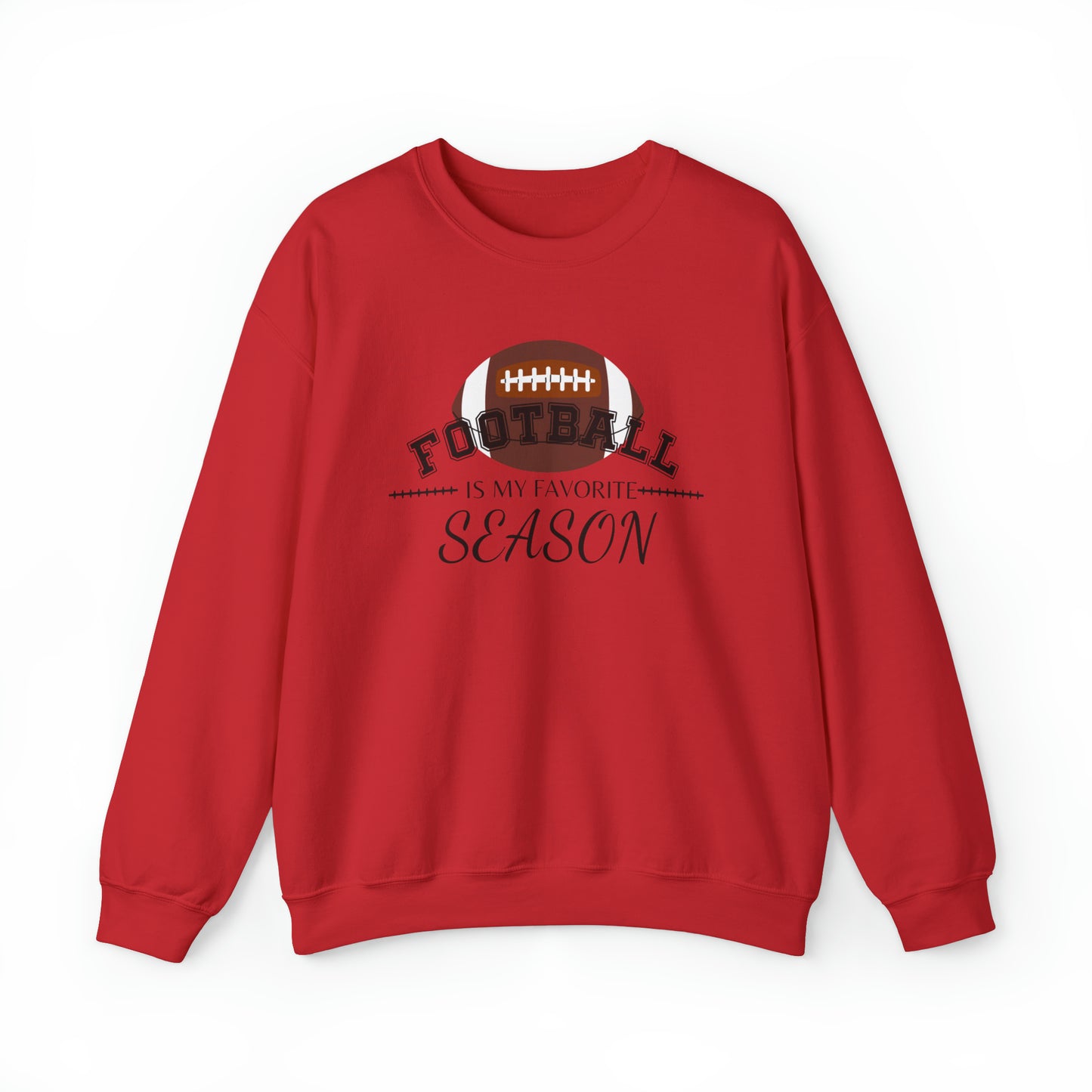 Football is My Favorite Season Unisex Heavy Blend™ Crewneck Sweatshirt