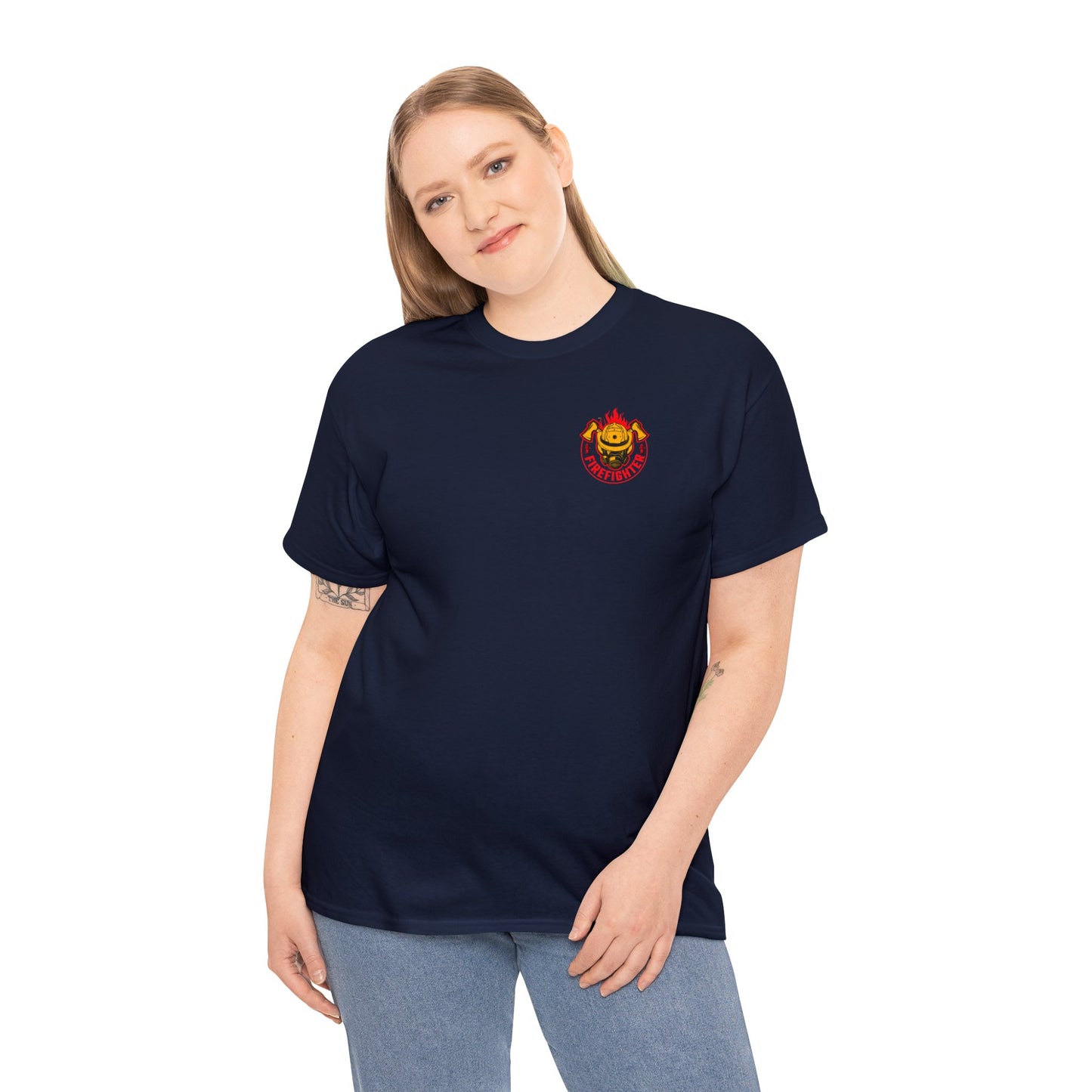 My Father is A Firefighter What's Your Superpower Unisex Heavy Cotton Tee