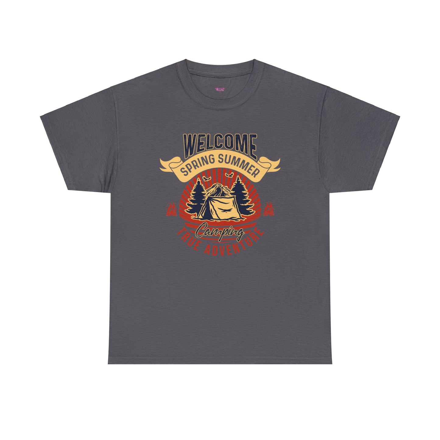 Welcome Spring Summer Adventures Unisex Heavy Cotton Tee