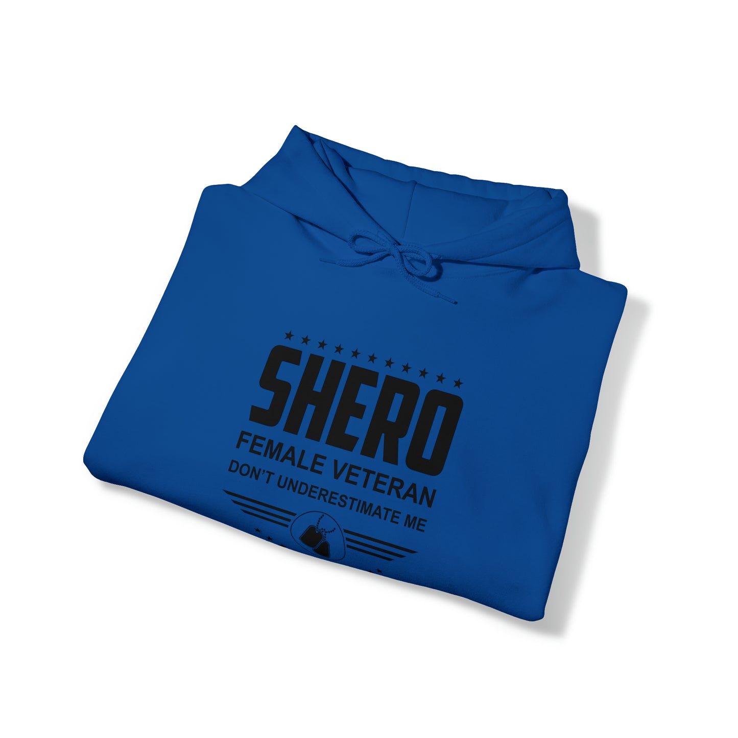 SHERO Female Veteran Unisex Heavy Blend™ Hooded Sweatshirt