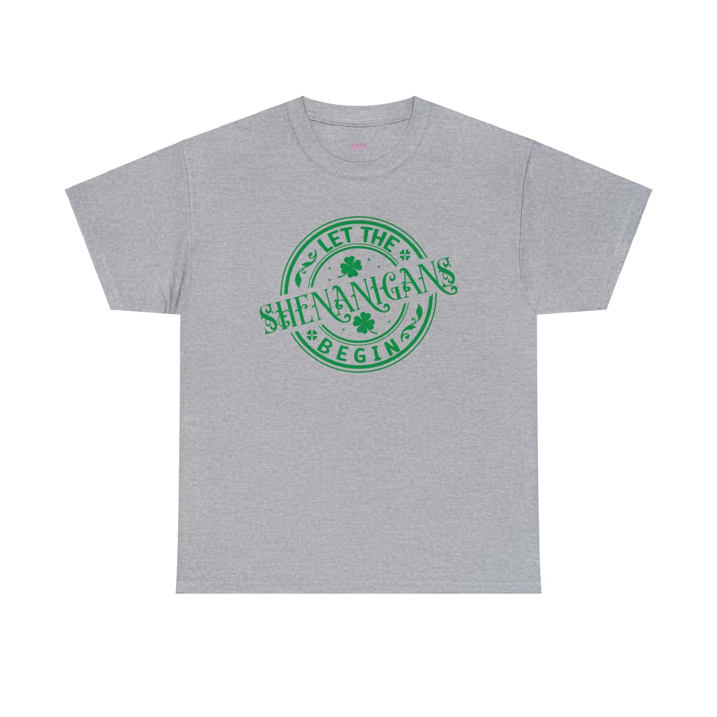 Let the Shenanigans Begin St Patricks Day Unisex Heavy Cotton Tee