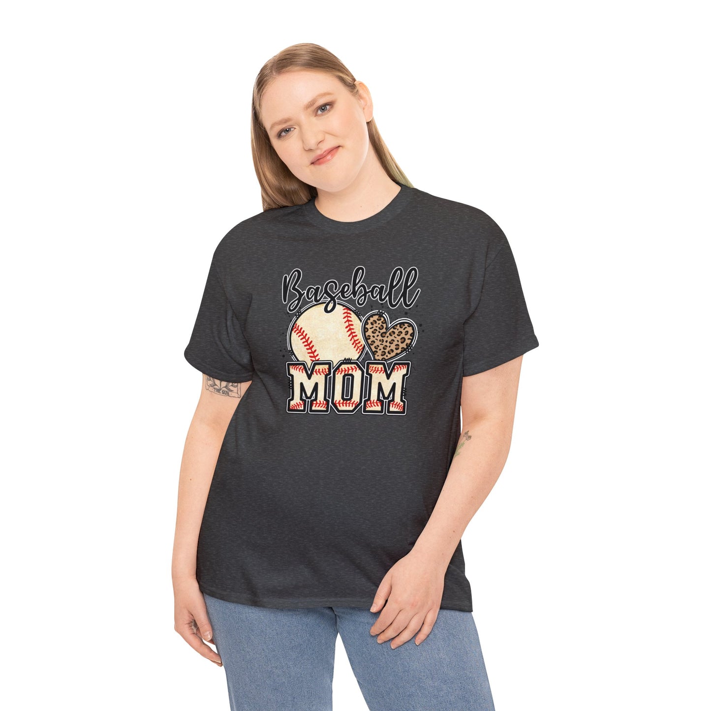 Baseball MOM shirt Unisex Heavy Cotton Tee