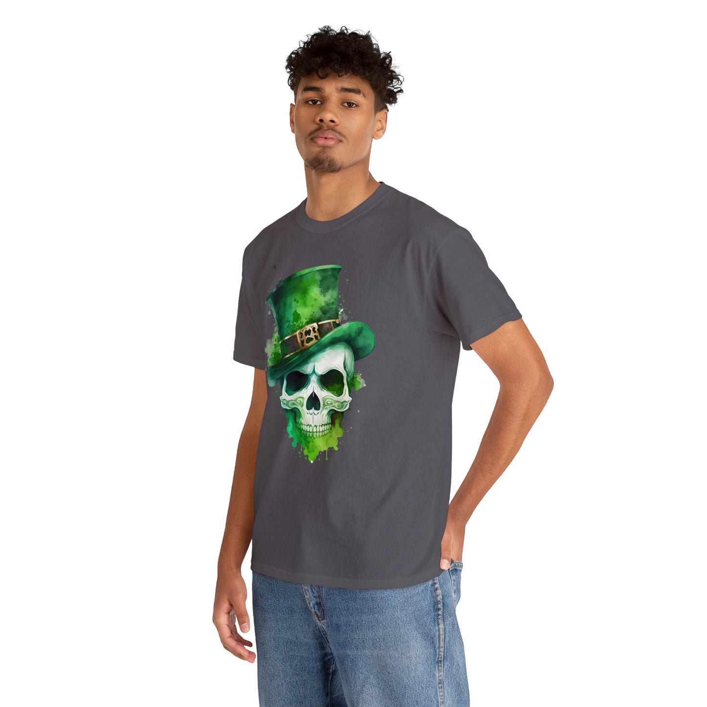 St. Patty's Skull Unisex Heavy Cotton Tee