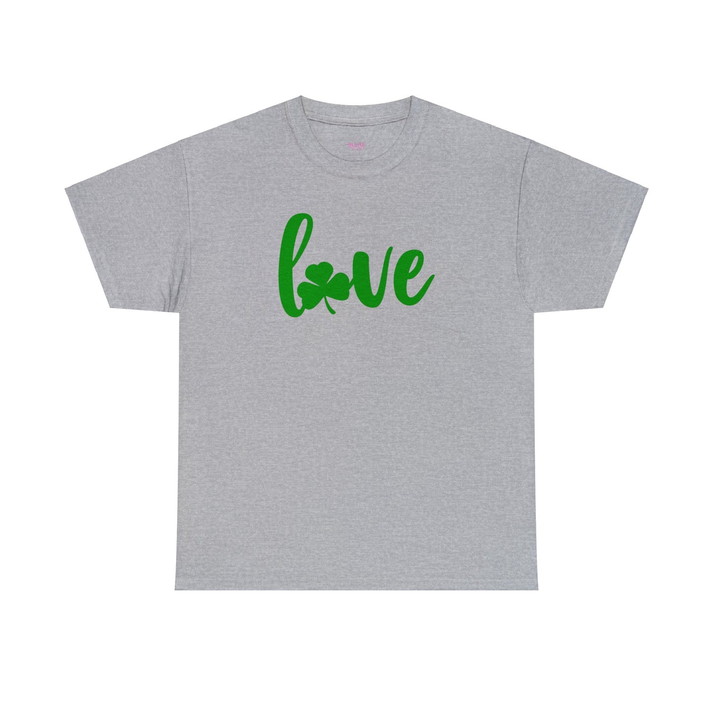 St. Patricks Day LOVE Unisex Heavy Cotton Tee