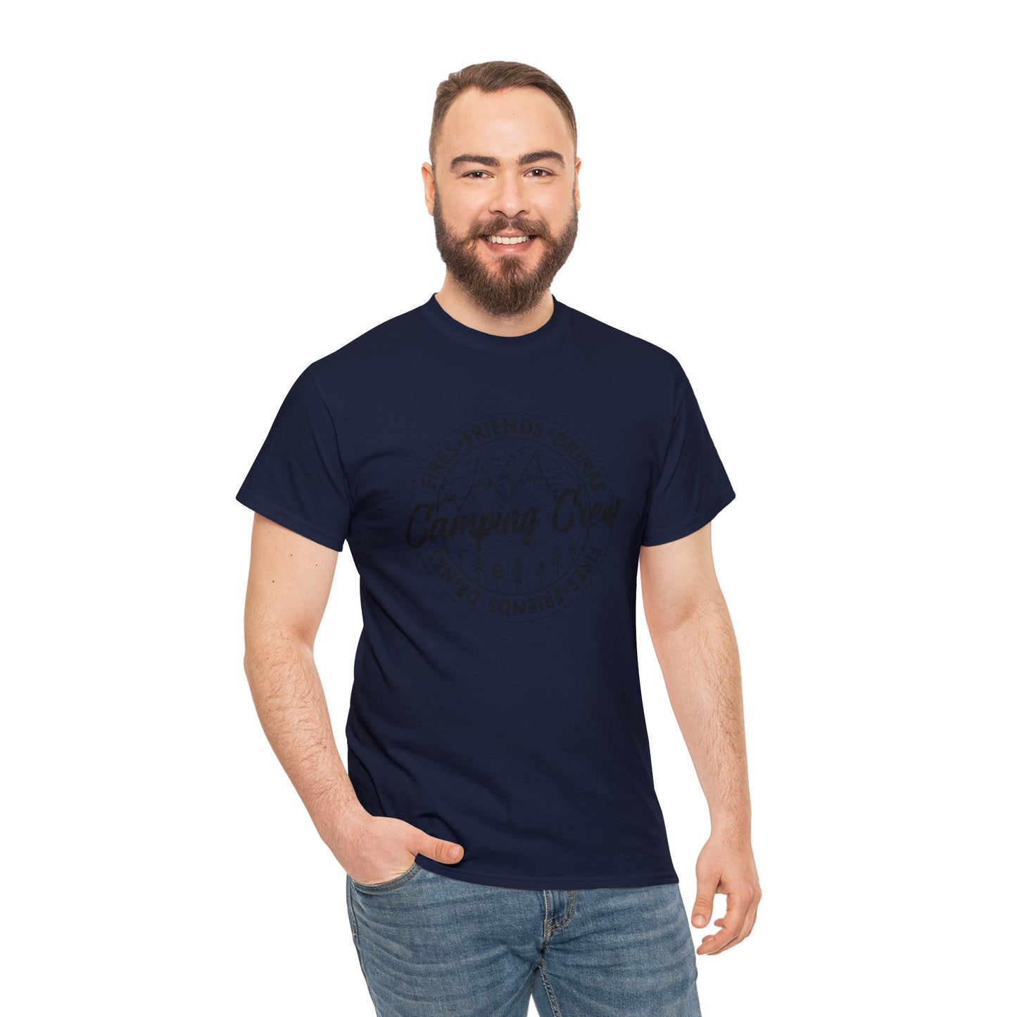 Camping Crew Unisex Heavy Cotton Tee