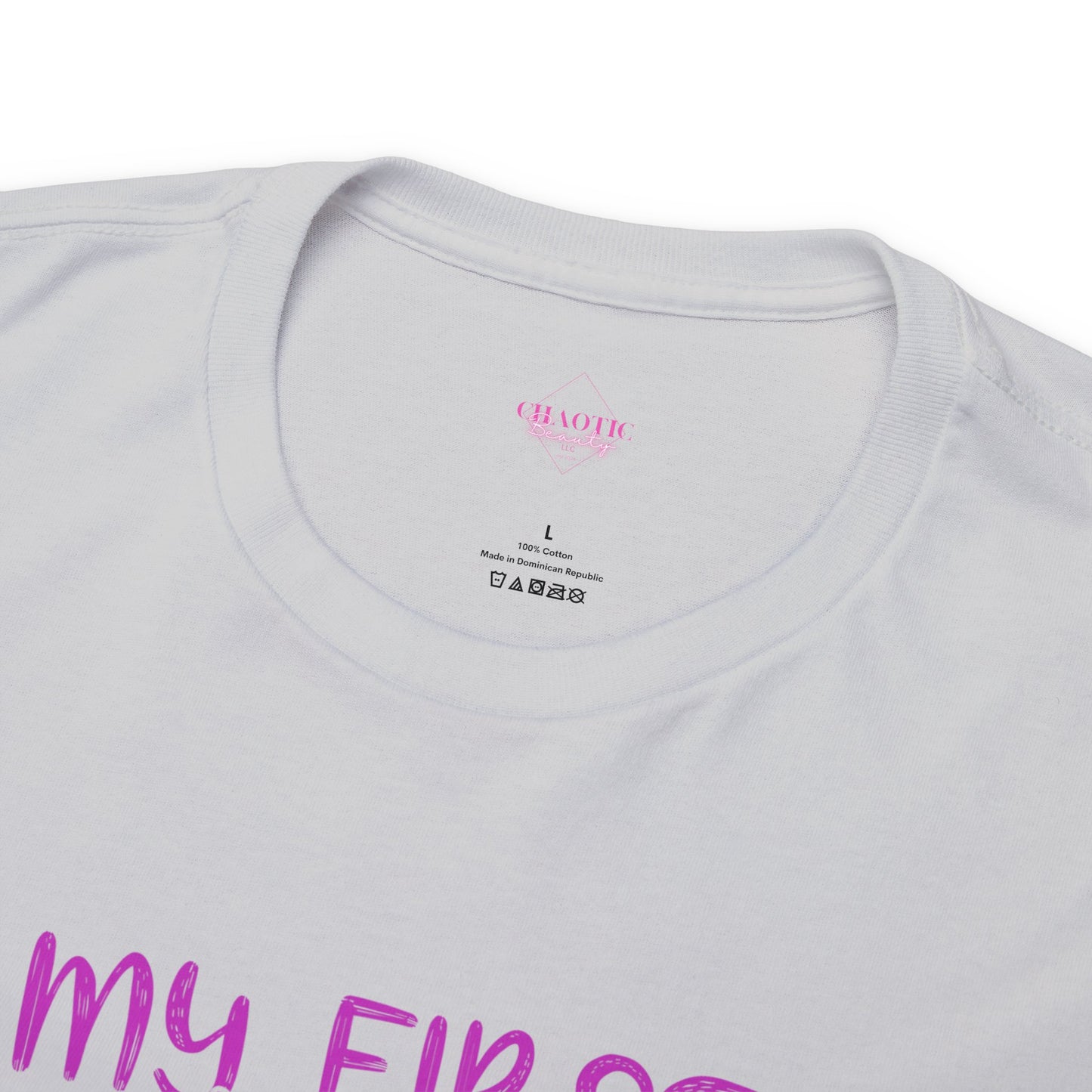 My 1st Mothers Day as a Mom Pink Unisex Heavy Cotton Tee