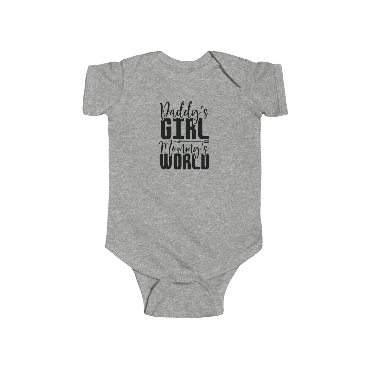 Daddys Girl Mommys World Infant Fine Jersey Bodysuit