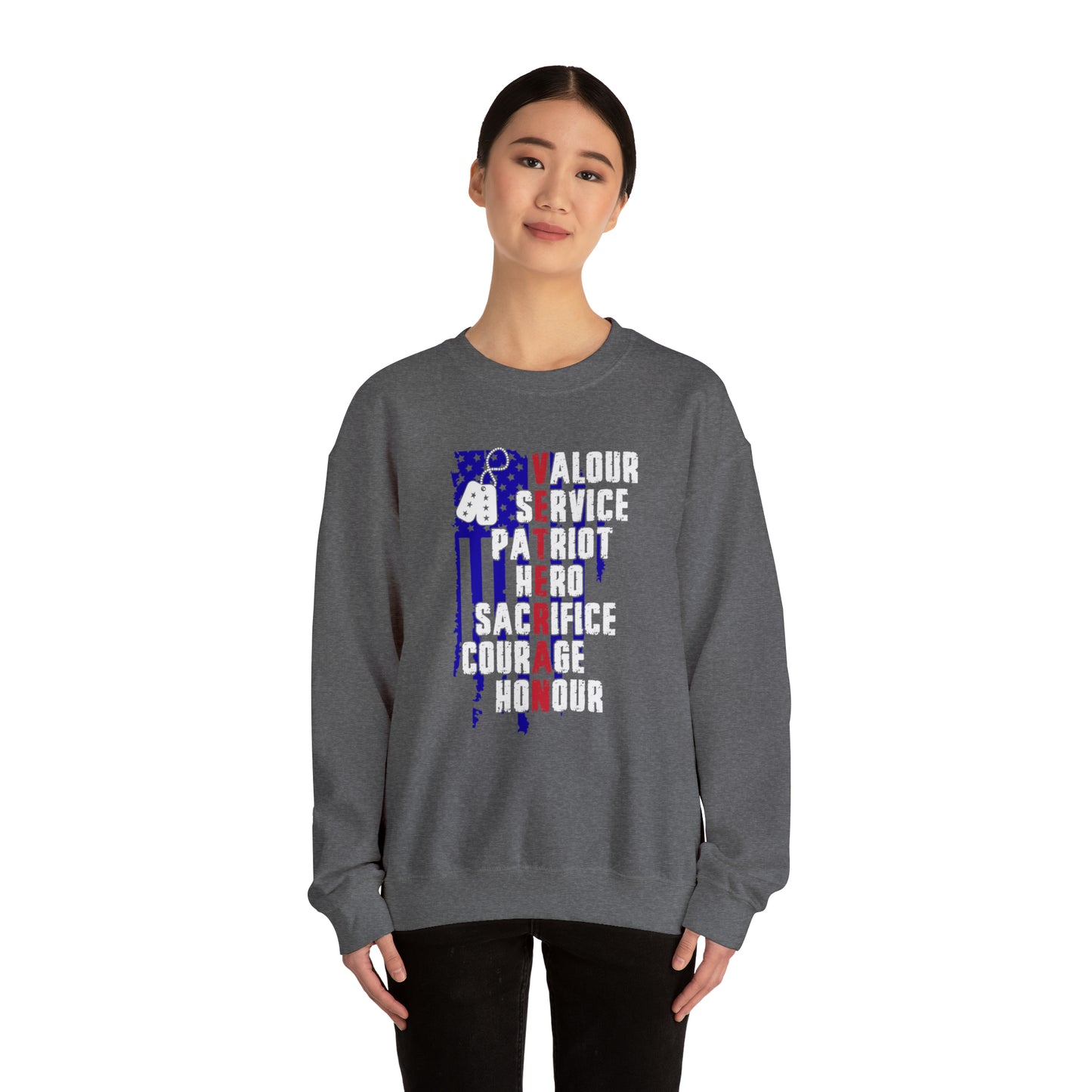 V.E.T.E.R.A.N Unisex Heavy Blend™ Crewneck Sweatshirt
