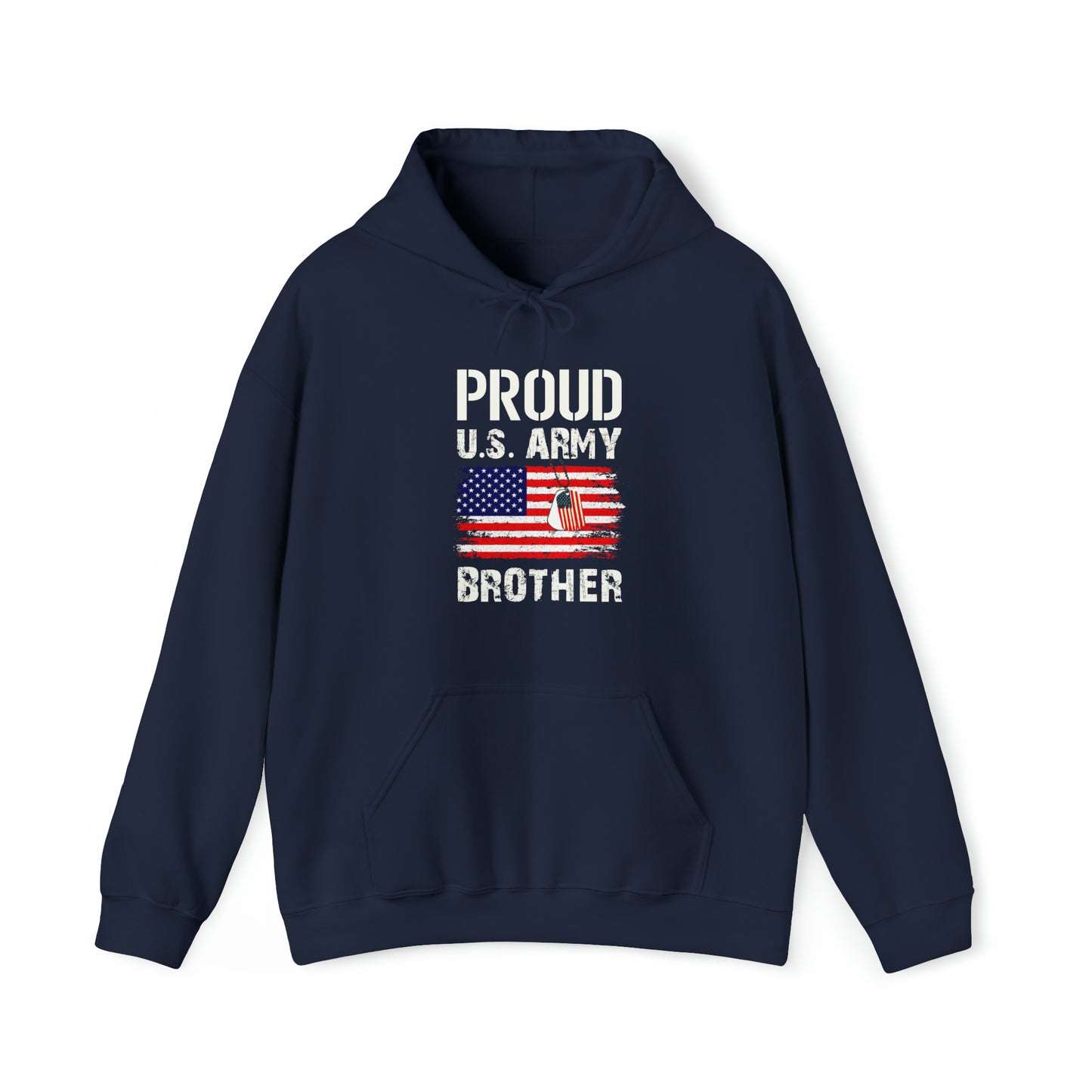 Proud US Army Brother Unisex Heavy Blend™ Hooded Sweatshirt