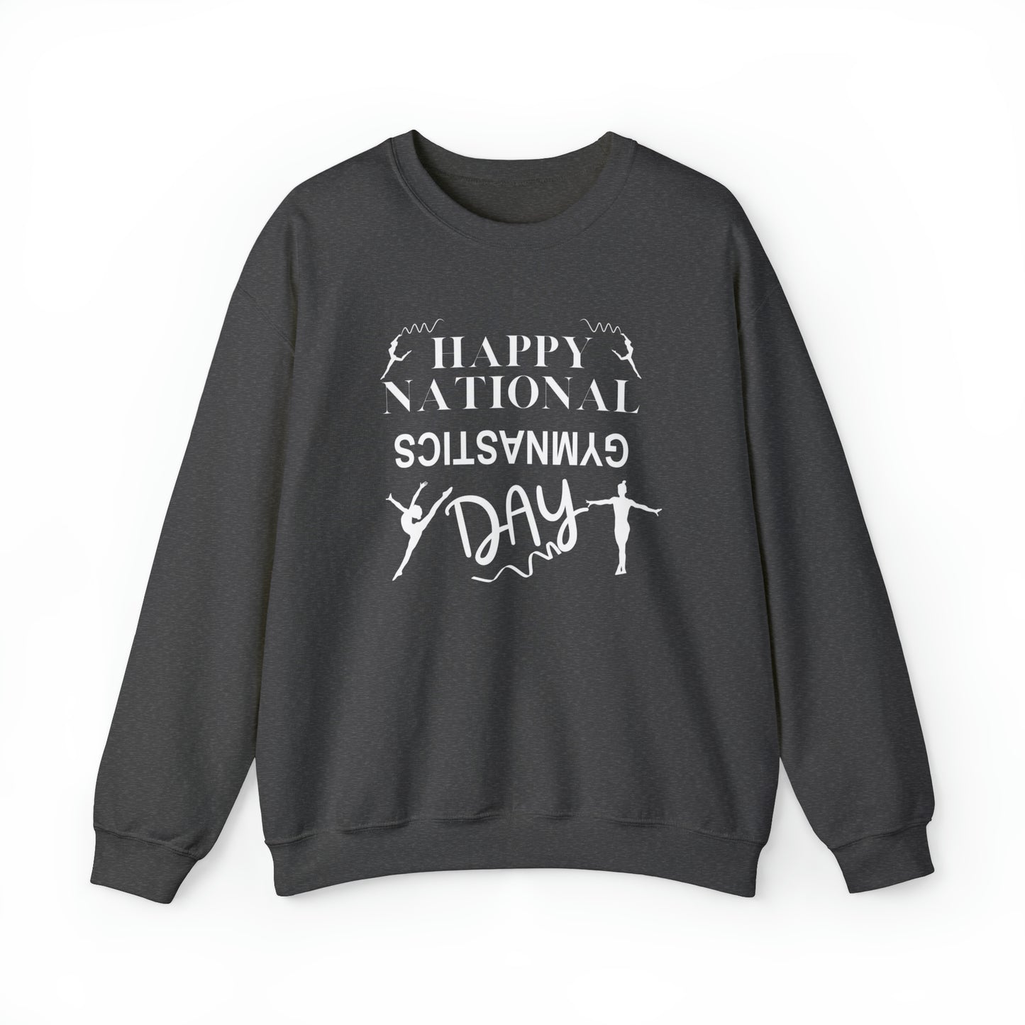 Happy National Gymnastics Day Unisex Heavy Blend™ Crewneck Sweatshirt