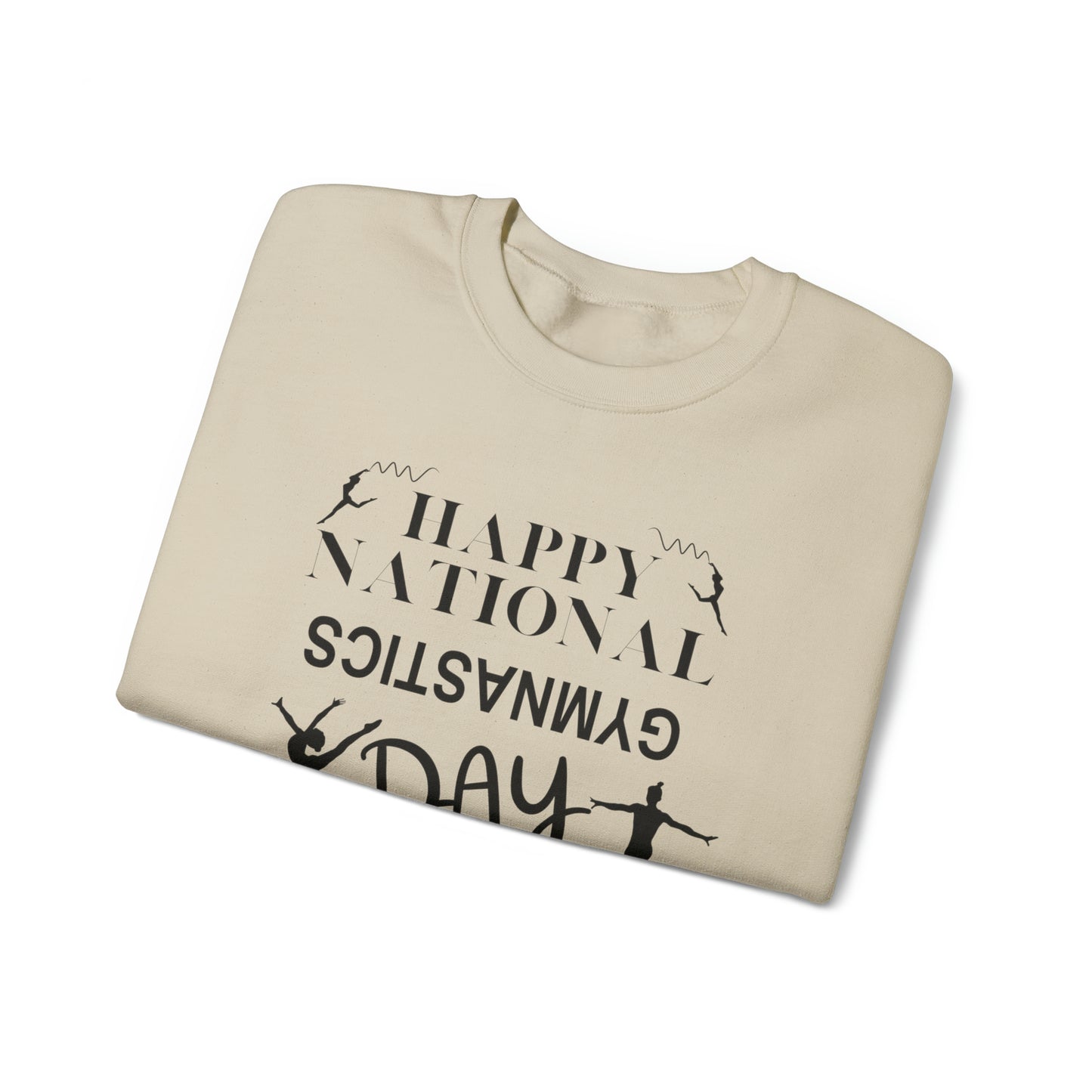 Happy National Gymnastics Day Unisex Heavy Blend™ Crewneck Sweatshirt