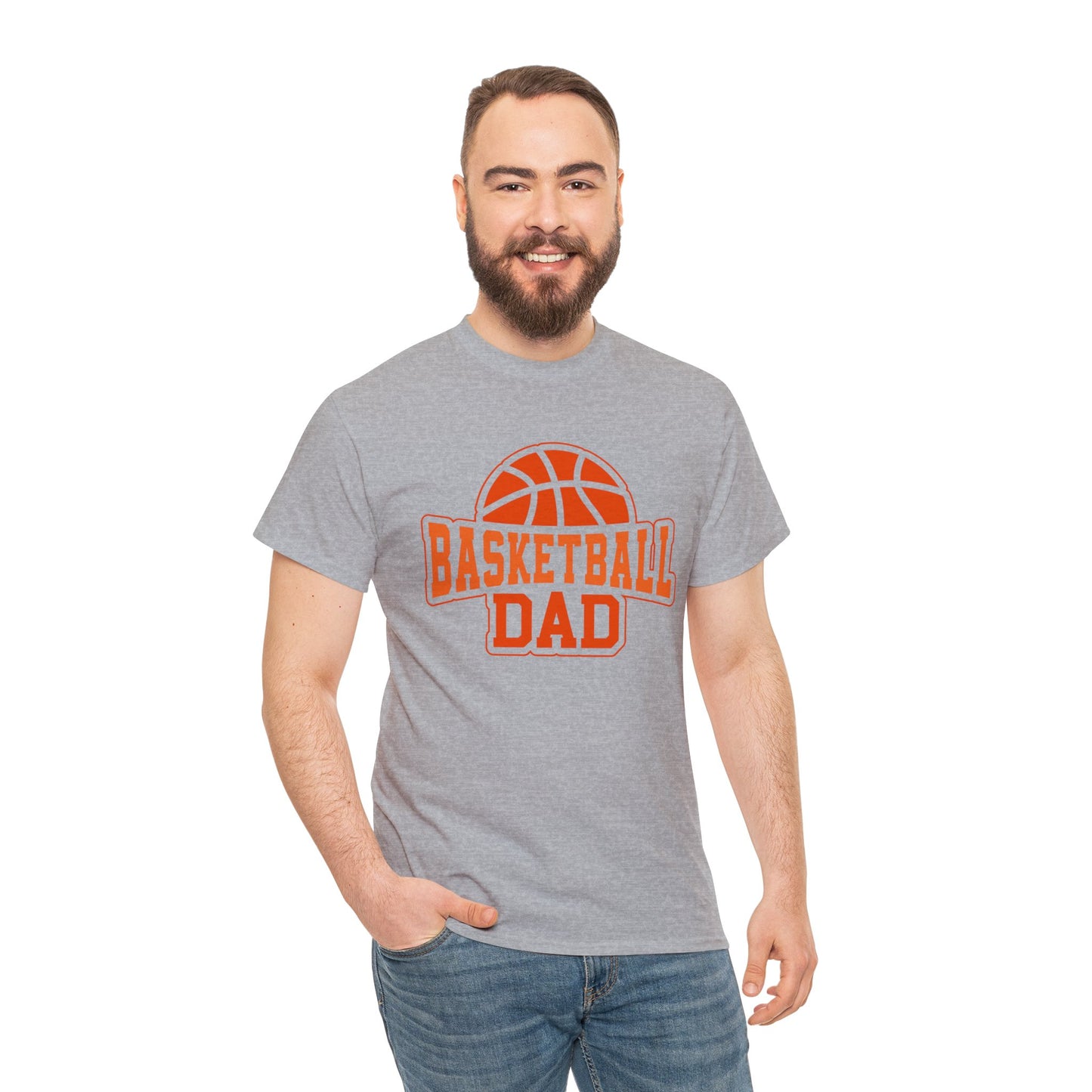 Basketball Dad Unisex Heavy Cotton Tee