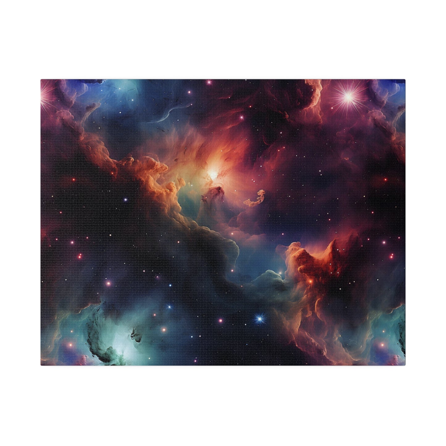 Cosmic Nebula Matte Canvas, Stretched, 0.75"