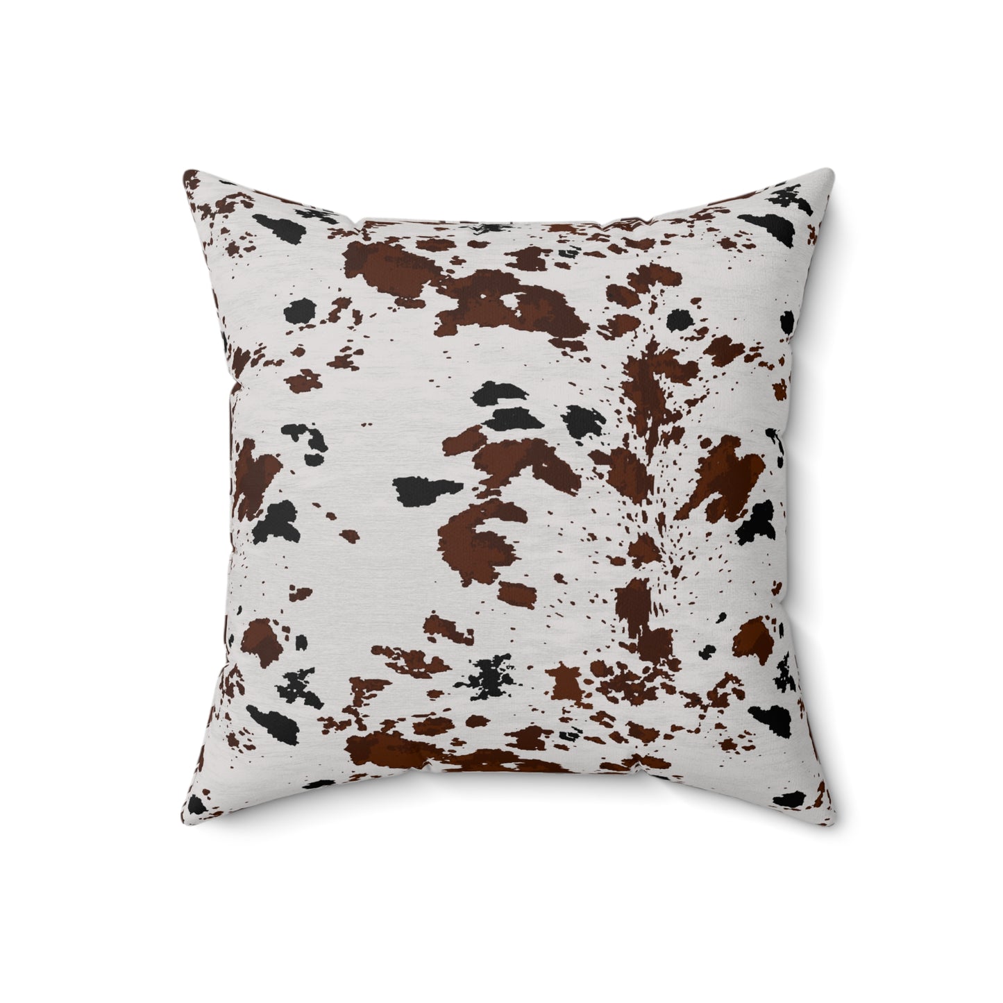 Cowhide Print Inspired Spun Polyester Square Pillow
