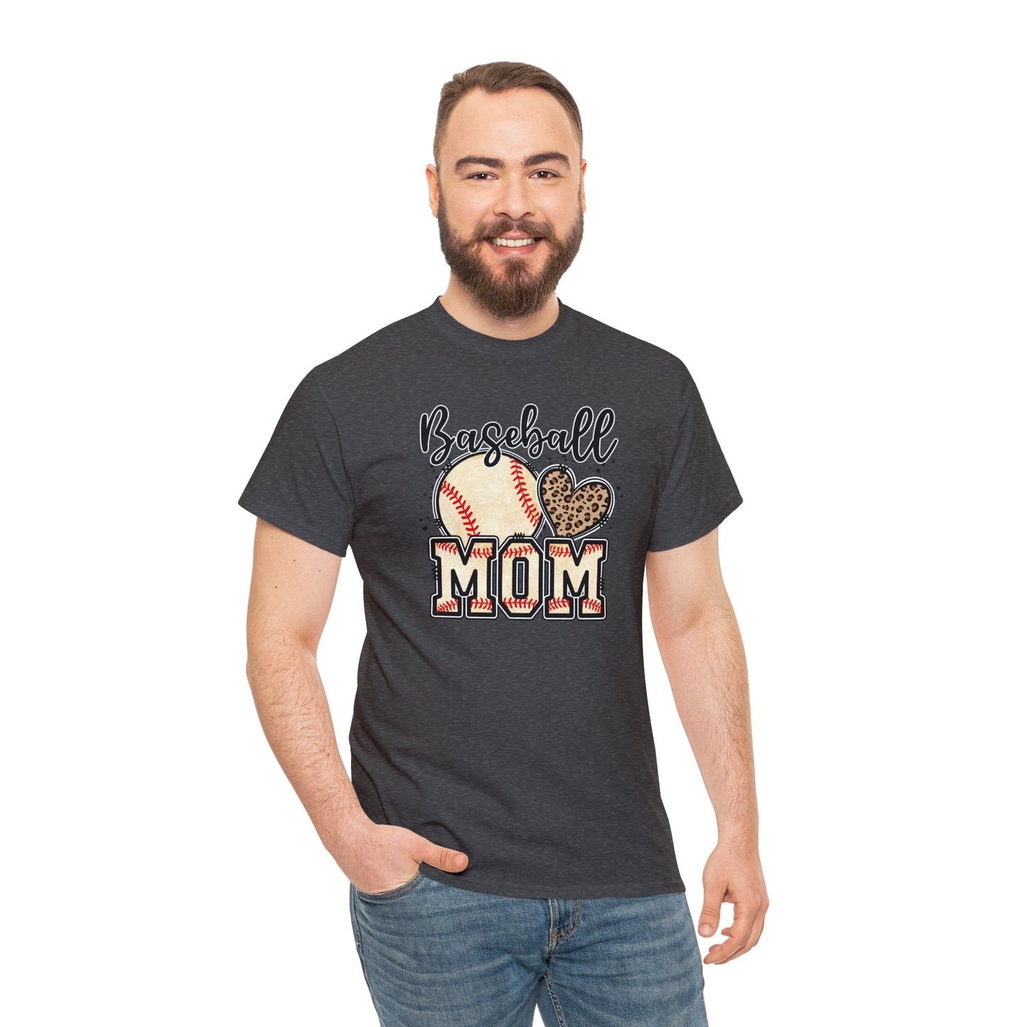 Baseball MOM shirt Unisex Heavy Cotton Tee