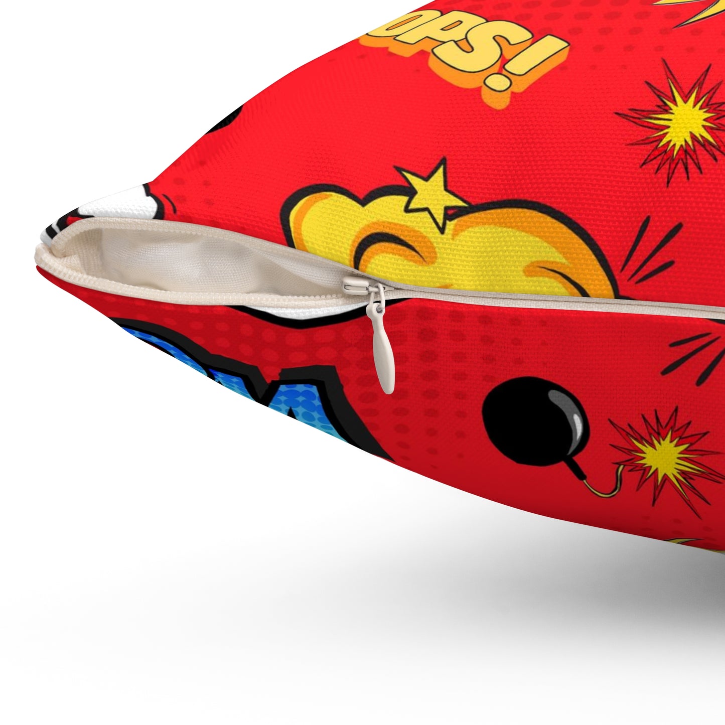 Super Heros Inspired Spun Polyester Square Pillow
