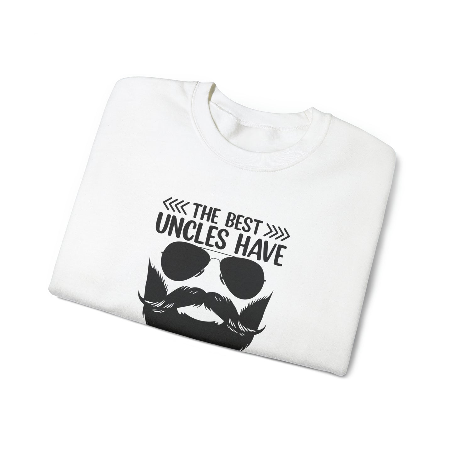 The Best Uncles Have Beards Unisex Heavy Blend™ Crewneck Sweatshirt